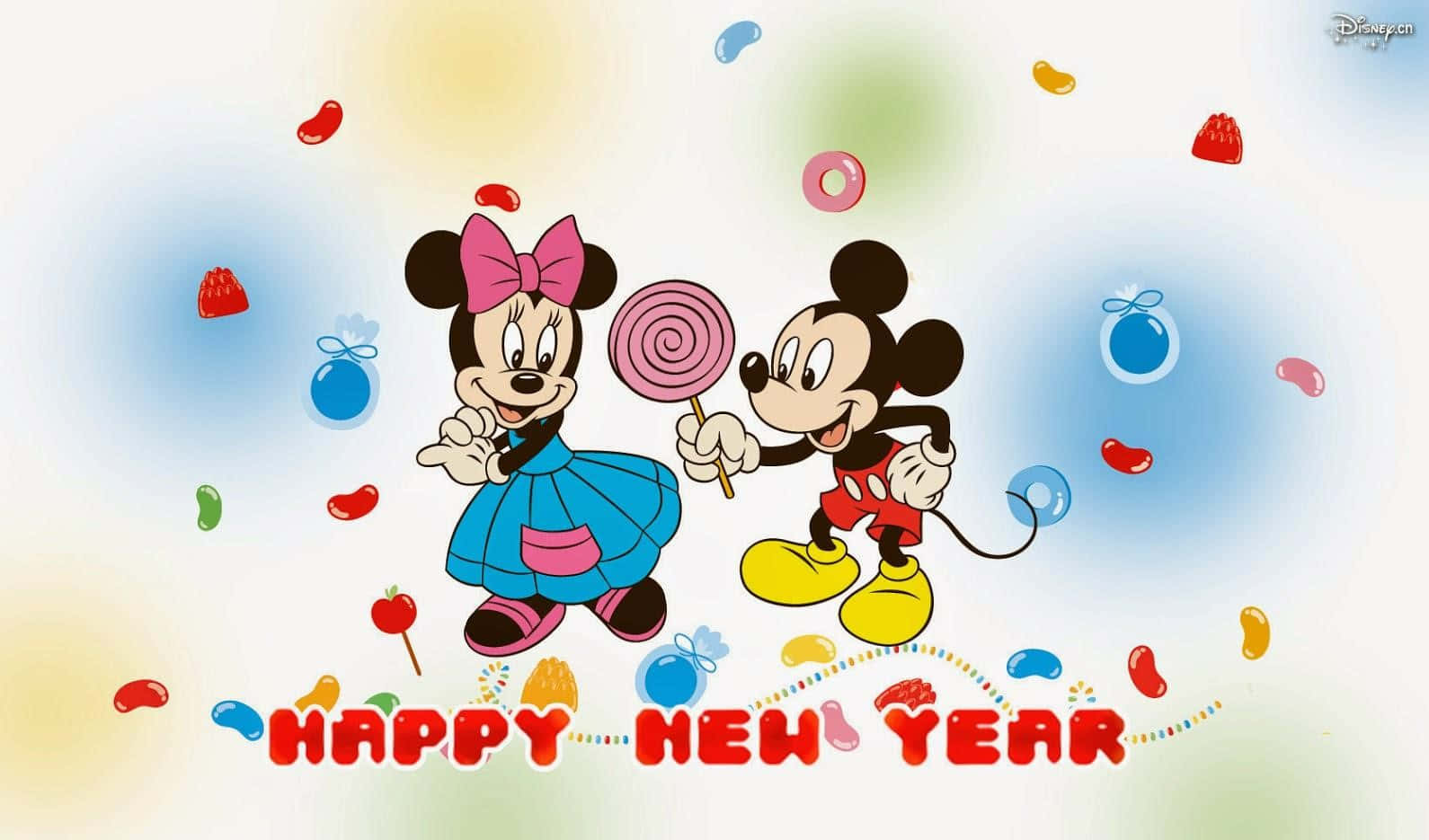 Download Ringing in the New Year from the Magic Kingdom! Wallpaper