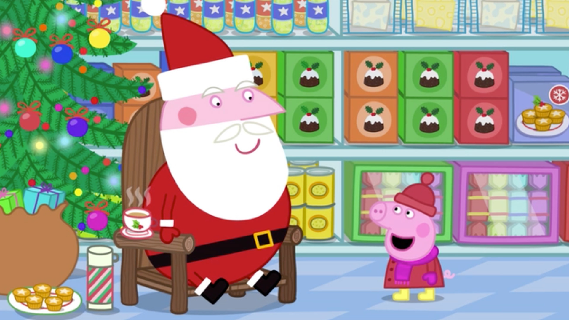 Watch Peppa Pig Season 7 Episode 11: Father Christmas Santa's Grotto Santa's Visit Mr. Potato's Christmas Show Snow Show On Paramount Plus