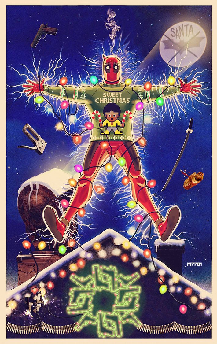 deadpool christmas vacation. Deadpool christmas, Christmas comics, Superhero