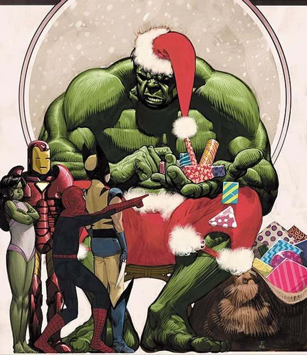 Christmas Avengers Wallpapers - Wallpaper Cave