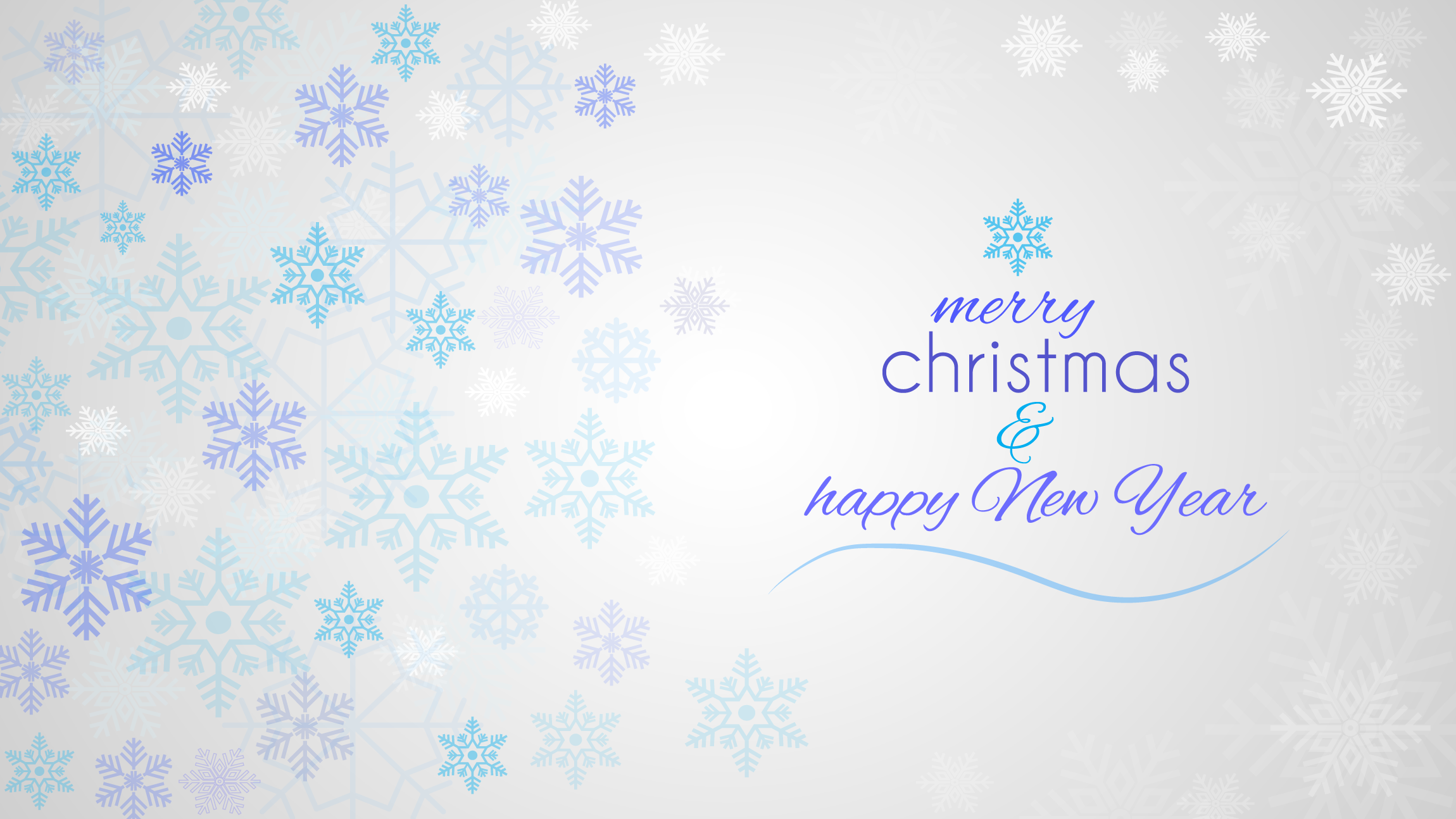 Merry Christmas and Happy New Year Wallpaper