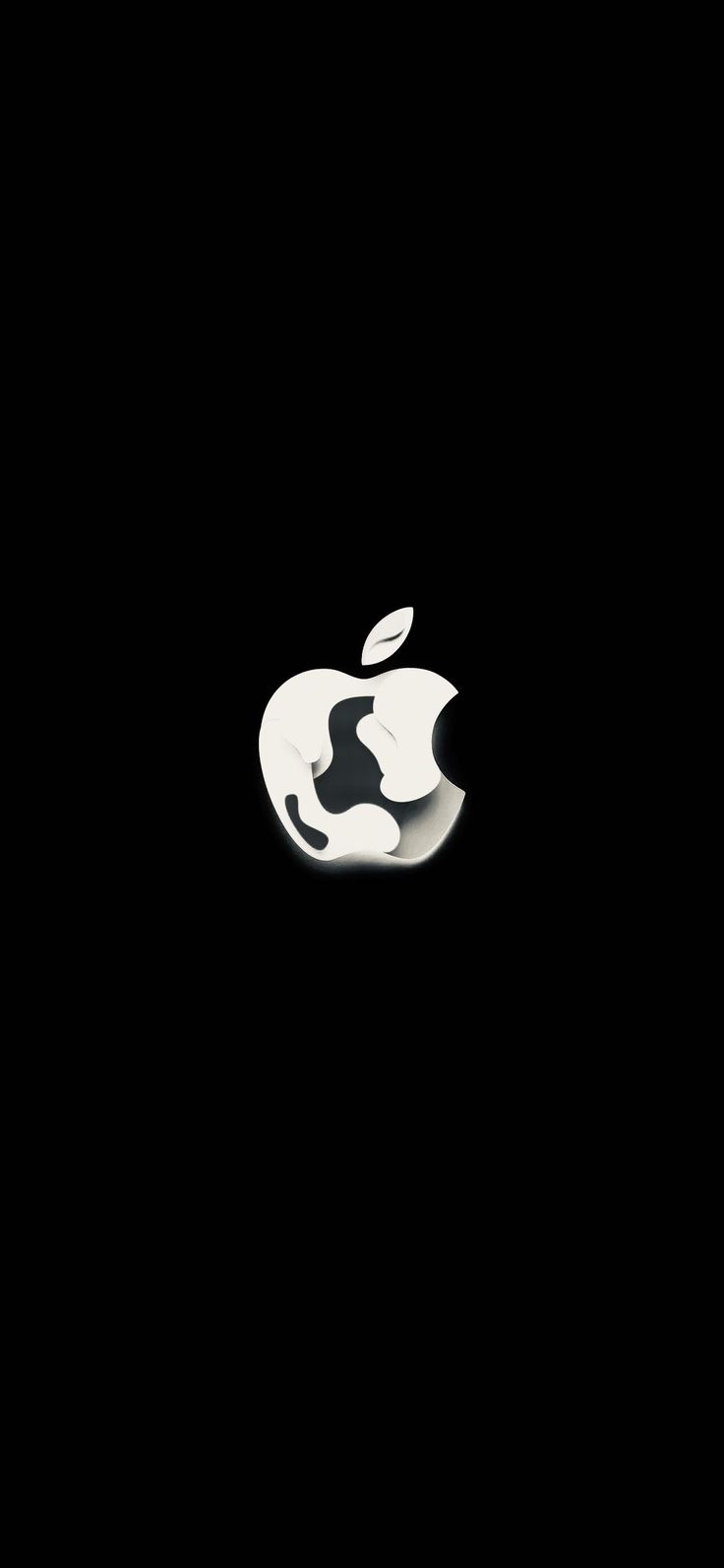 Apple Logo Black and White. Black apple logo, Apple logo wallpaper, Apple logo wallpaper iphone