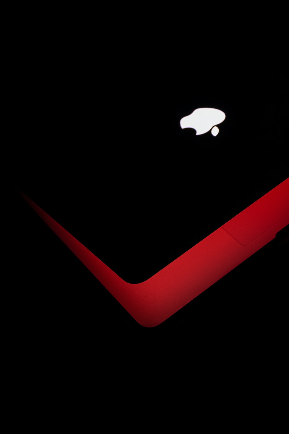 Black and orange apple logo photo