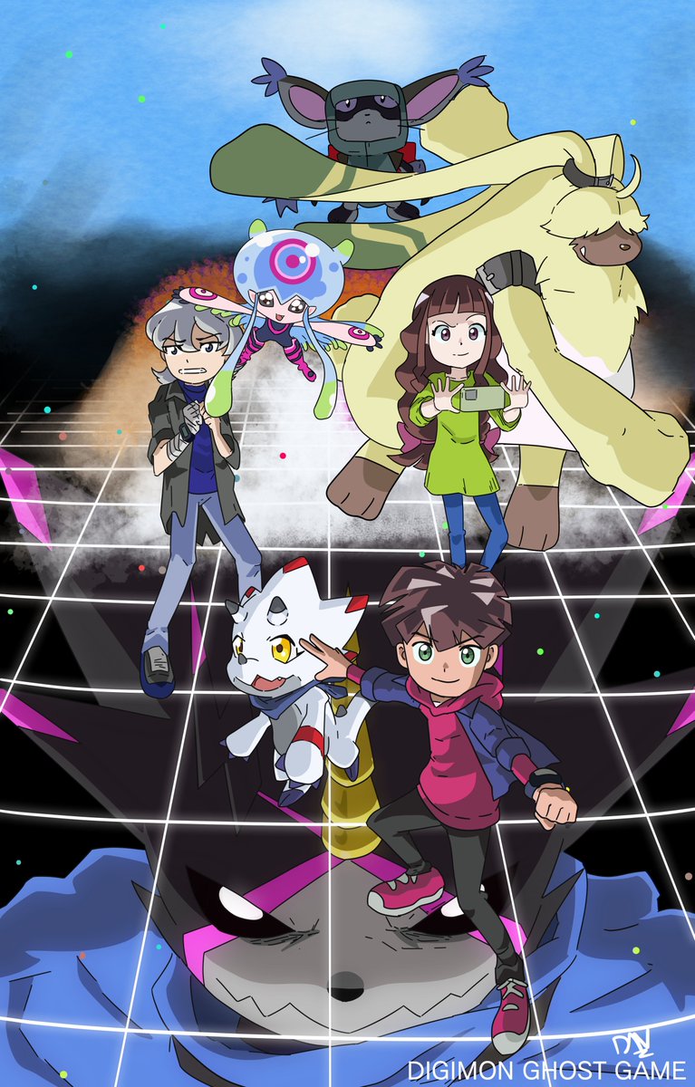 Daimon GHOST GAME poster #デジモン #ゴーストゲーム #Digimon #DigimonGhostGame