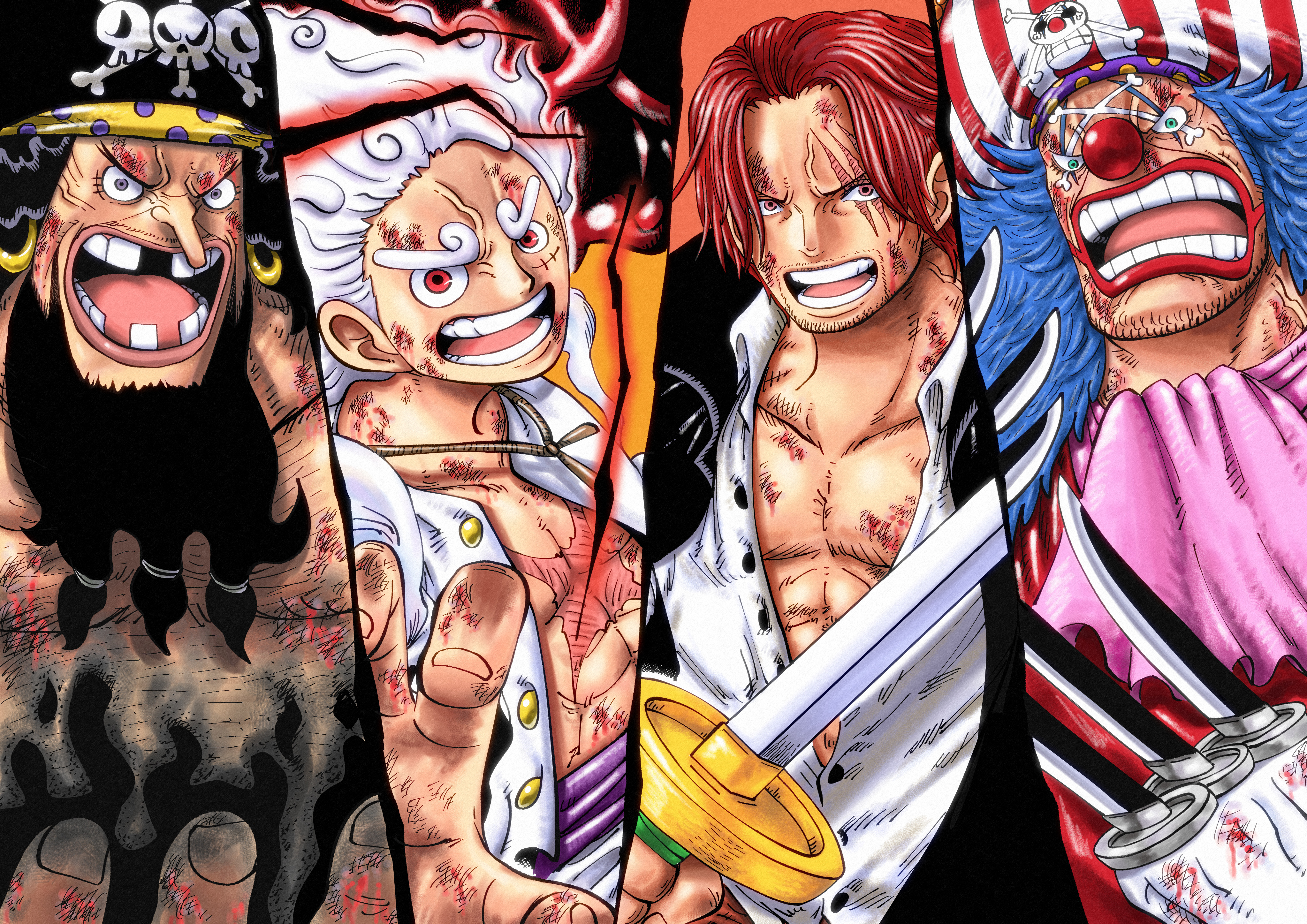 4K Buggy (One Piece) Wallpaper and Background Image