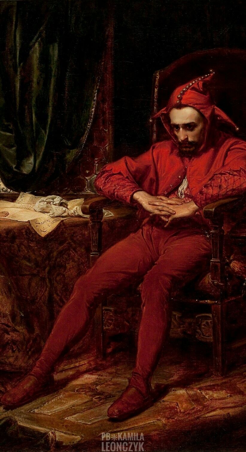 Stańczyk by Jan Matejko The jester is depicted as the only person at a royal ball who is troubled by the news tha. Arte erudita, Arte renascentista, Arte classica