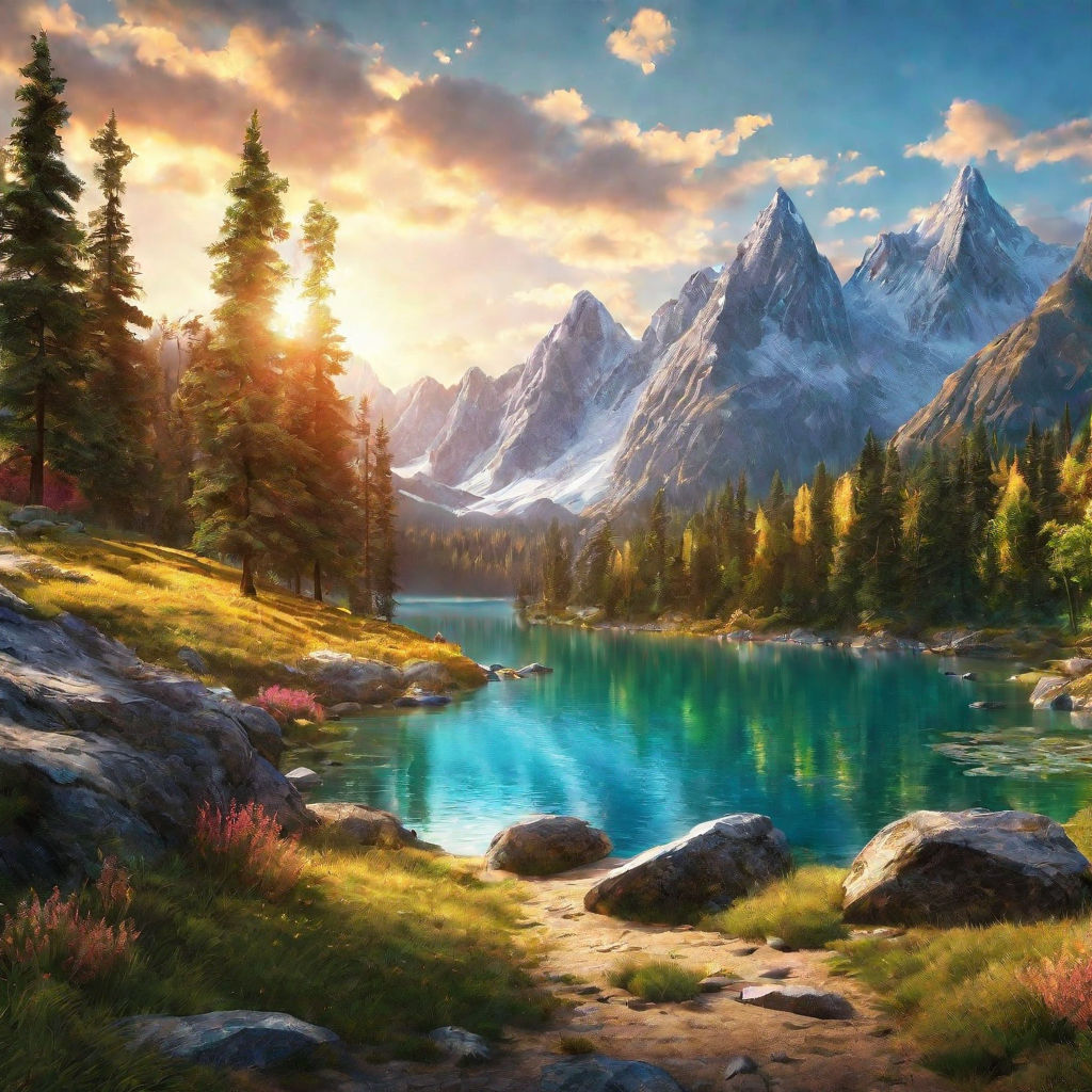 wallpaper landscapes tech