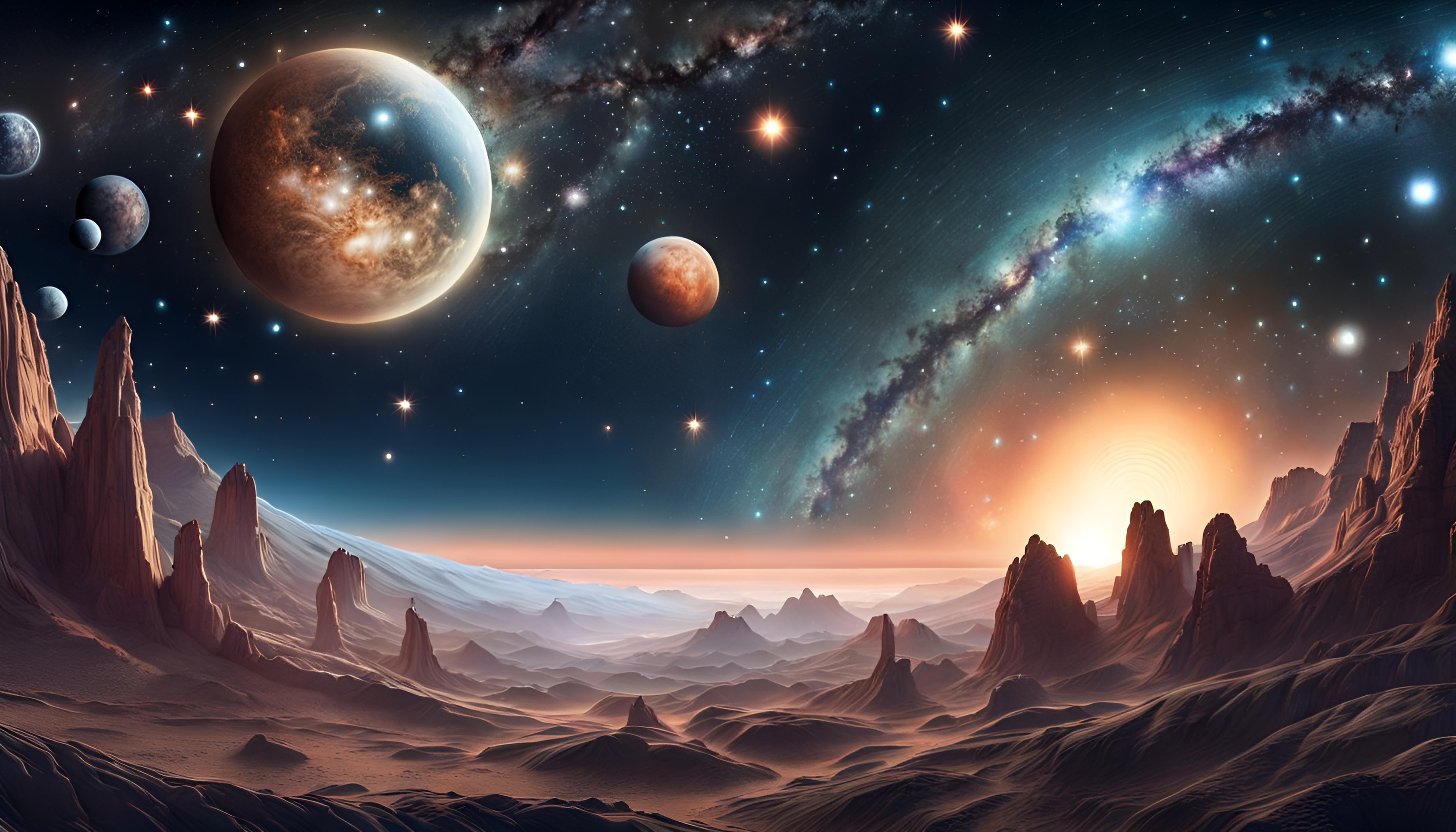 Sci Fi Space 8k Ultra HD Wallpaper