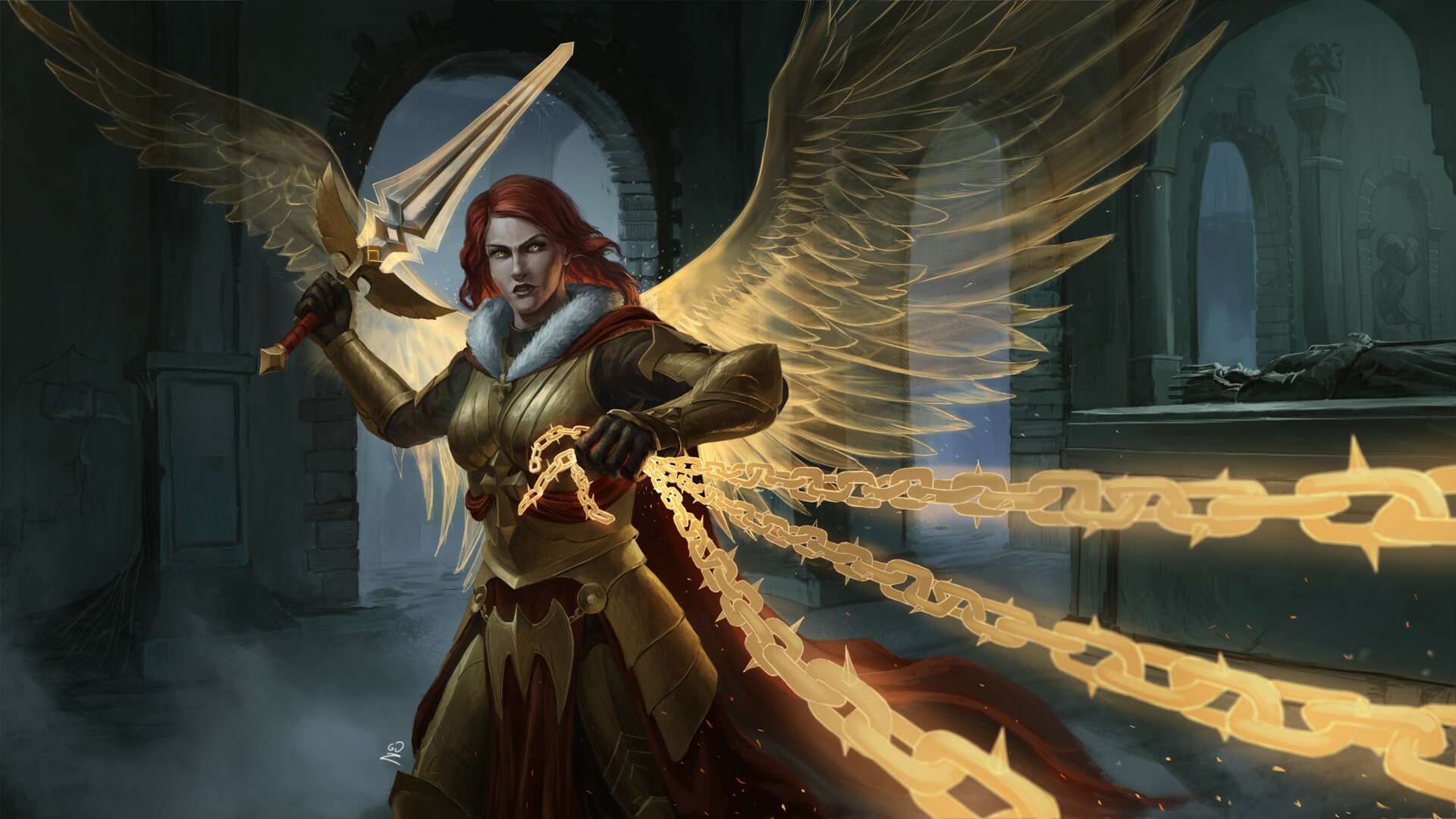 Angel Warrior HD Wallpaper and Background