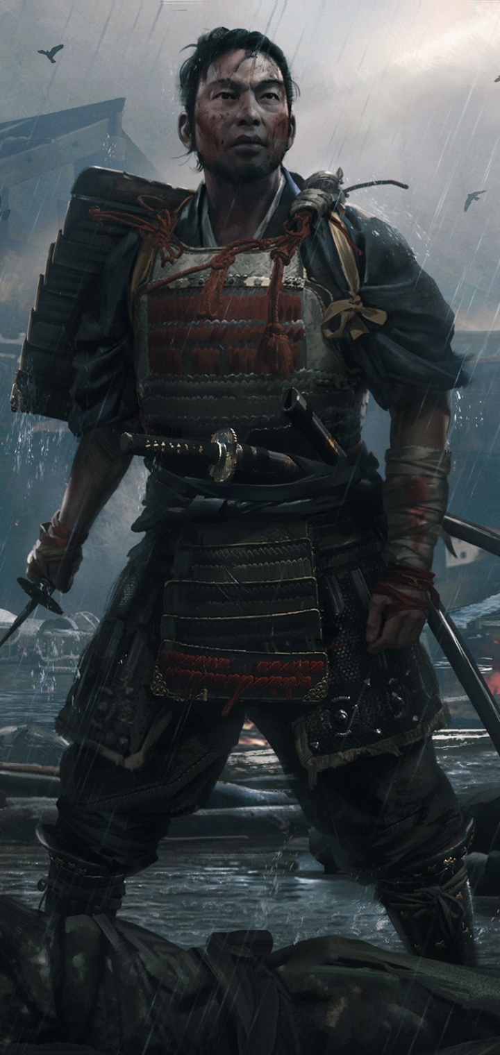 Mobile wallpaper: Video Game, Jin Sakai, Ghost Of Tsushima, 1384120 download the picture for free