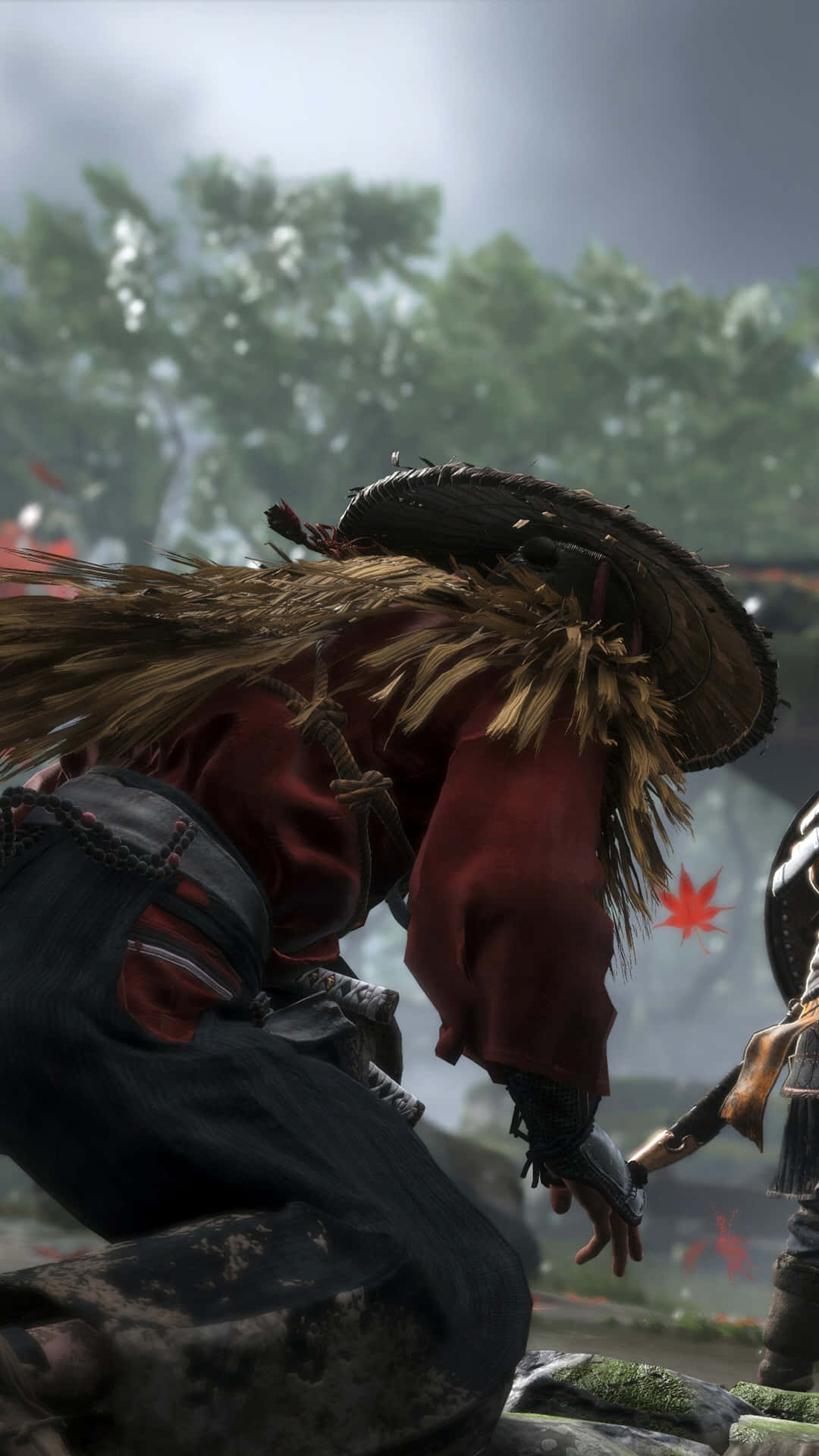 Download Play Ghost of Tsushima on the go with your iPhone Wallpaper