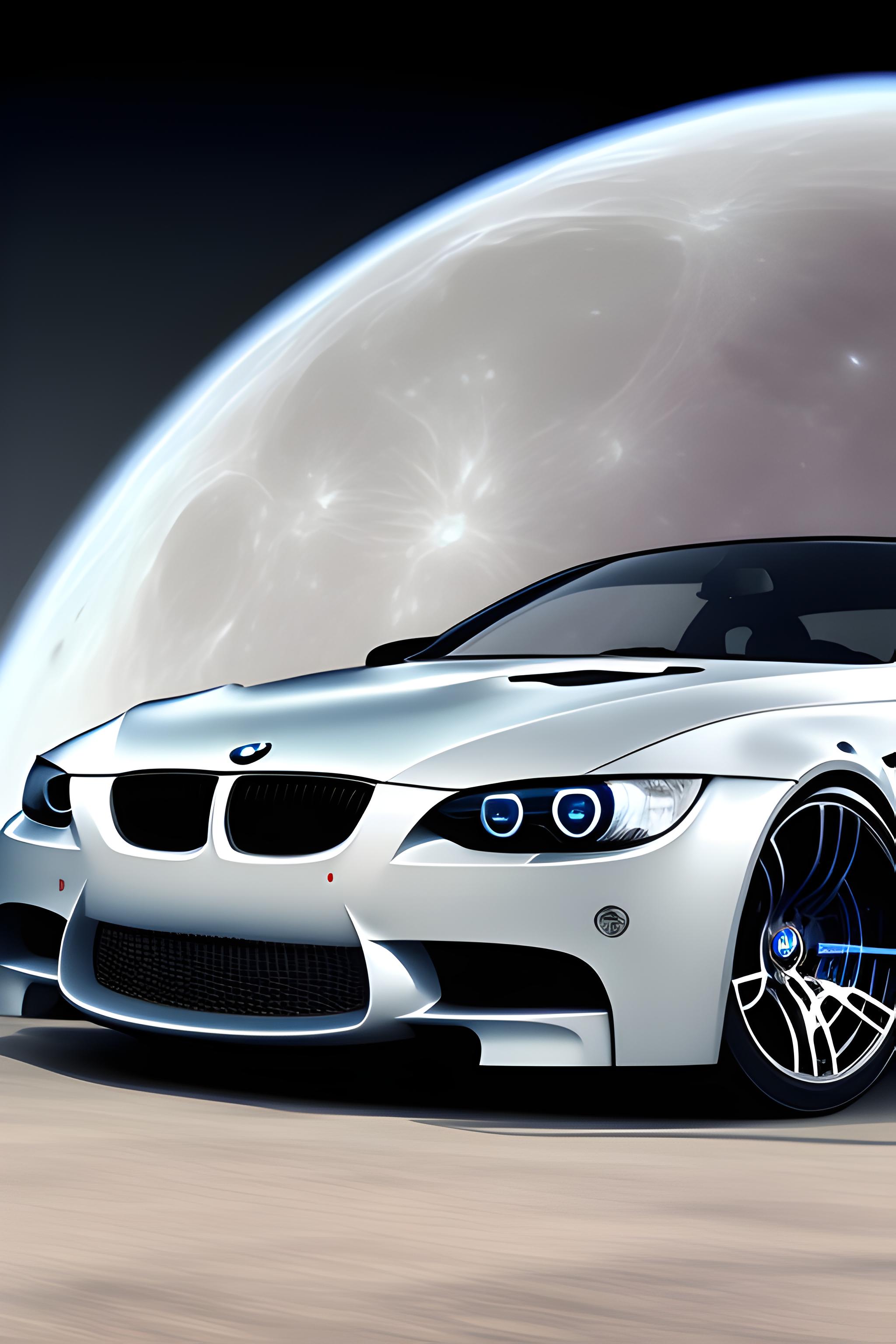 Bmw m3 e93 in the moon