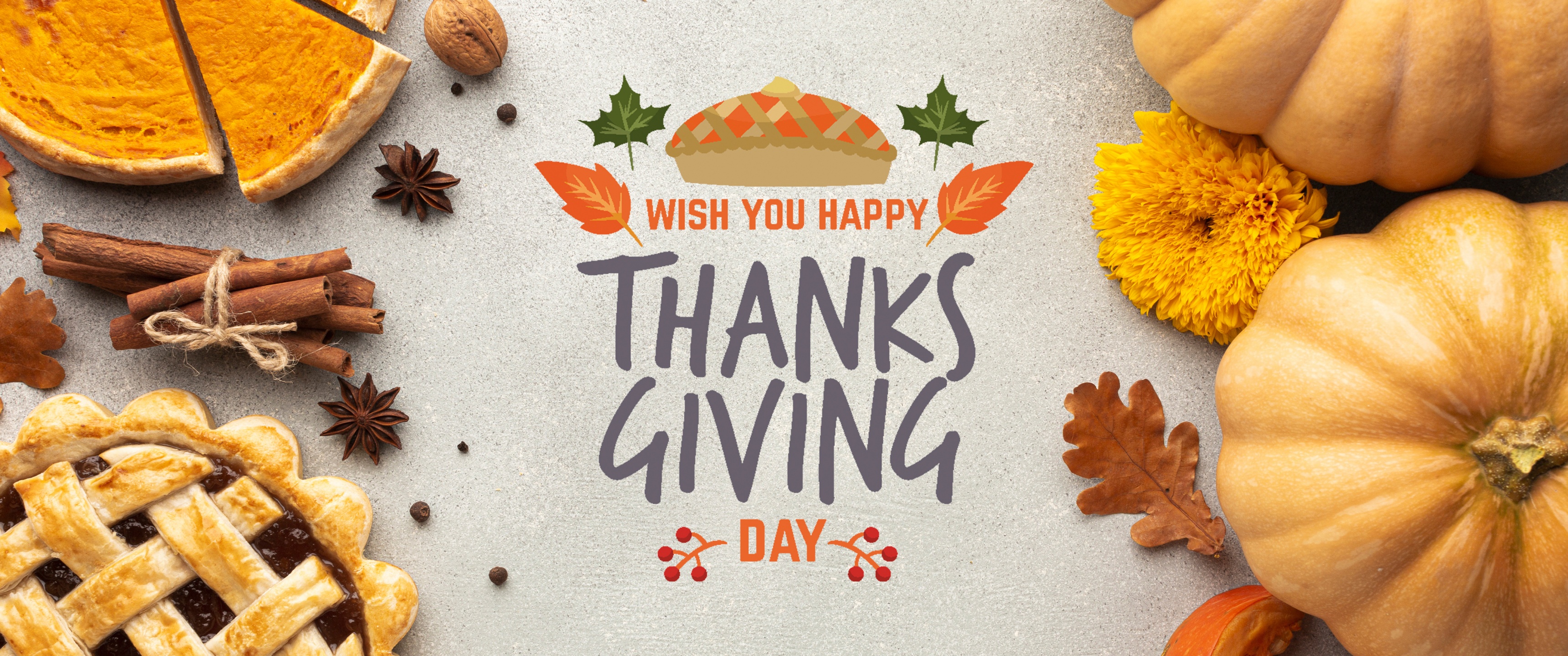 Happy Thanksgiving Wallpaper 4K, Pumpkins, Thanksgiving Day