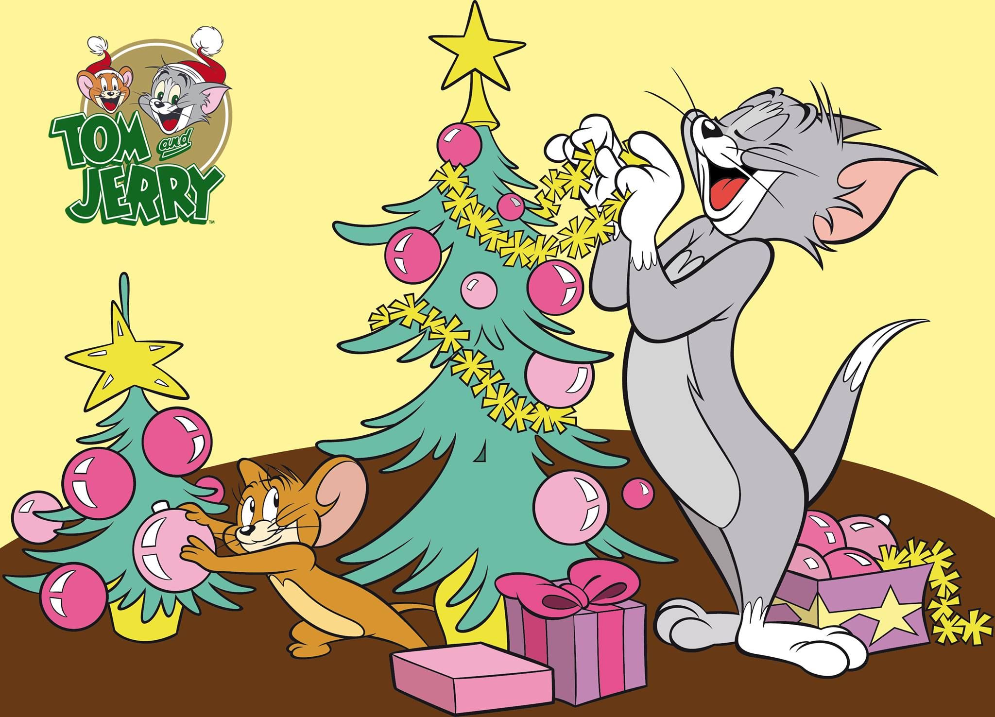 Tom and Jerry Christmas. Tom and jerry picture, Holiday cartoon, Tom and jerry cartoon