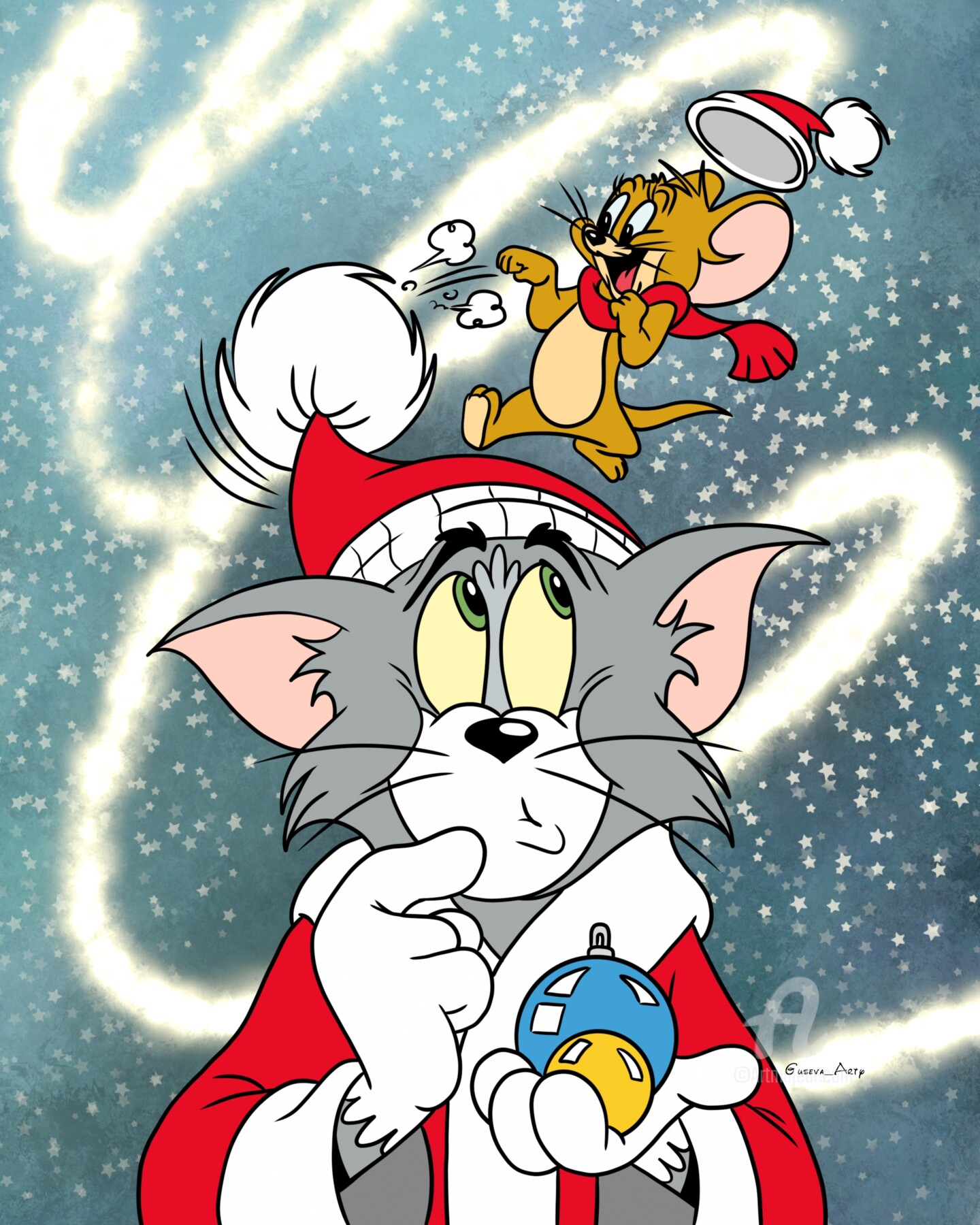 Tom And Jerry Celebrate Christmas, Digital Arts
