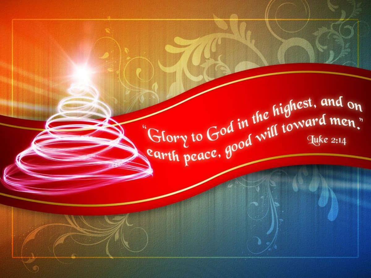 Download Celebrate Christmas with Faith and Joy Wallpaper