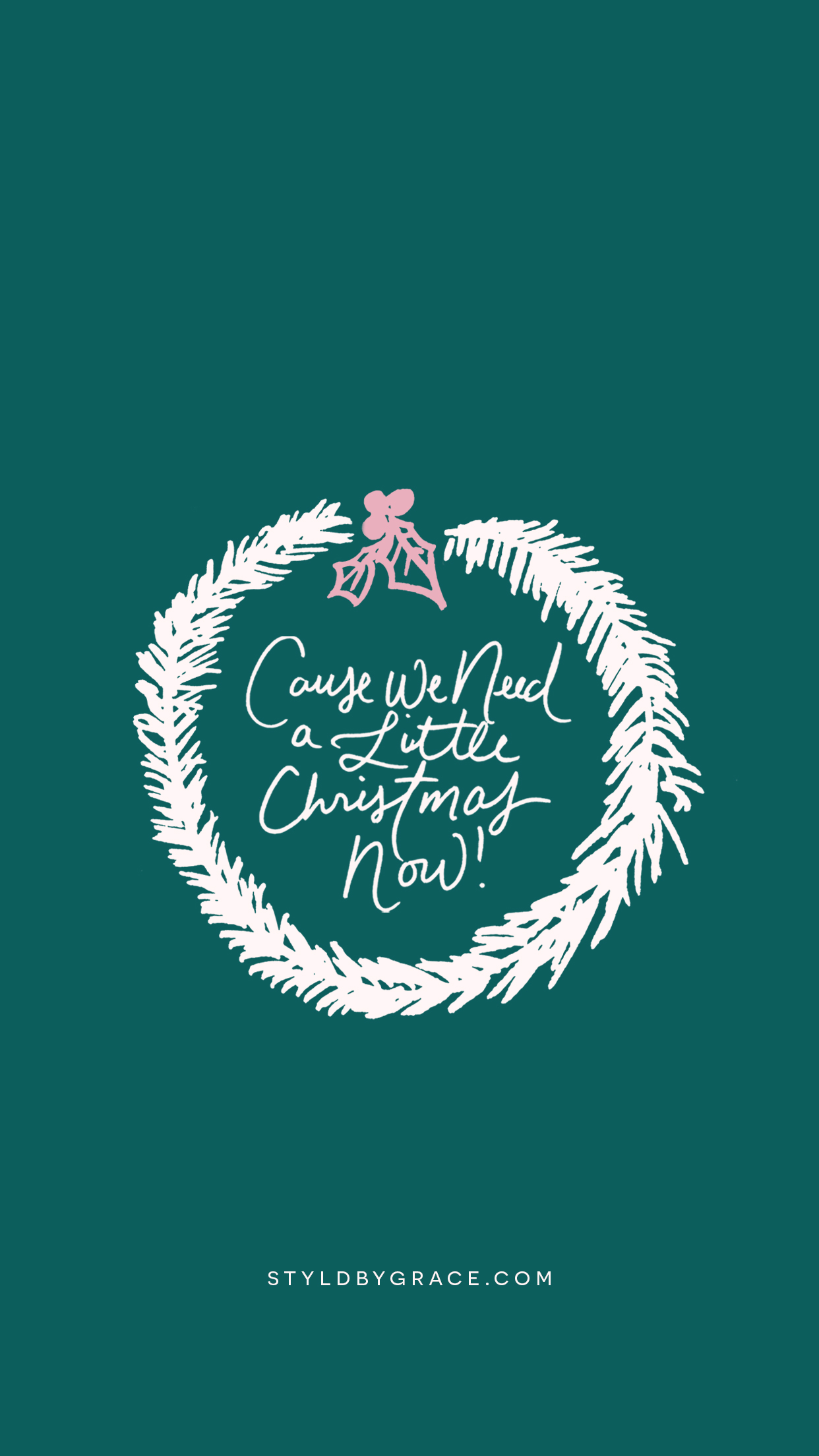 Merriest Christmas Desktop & Mobile Wallpaper