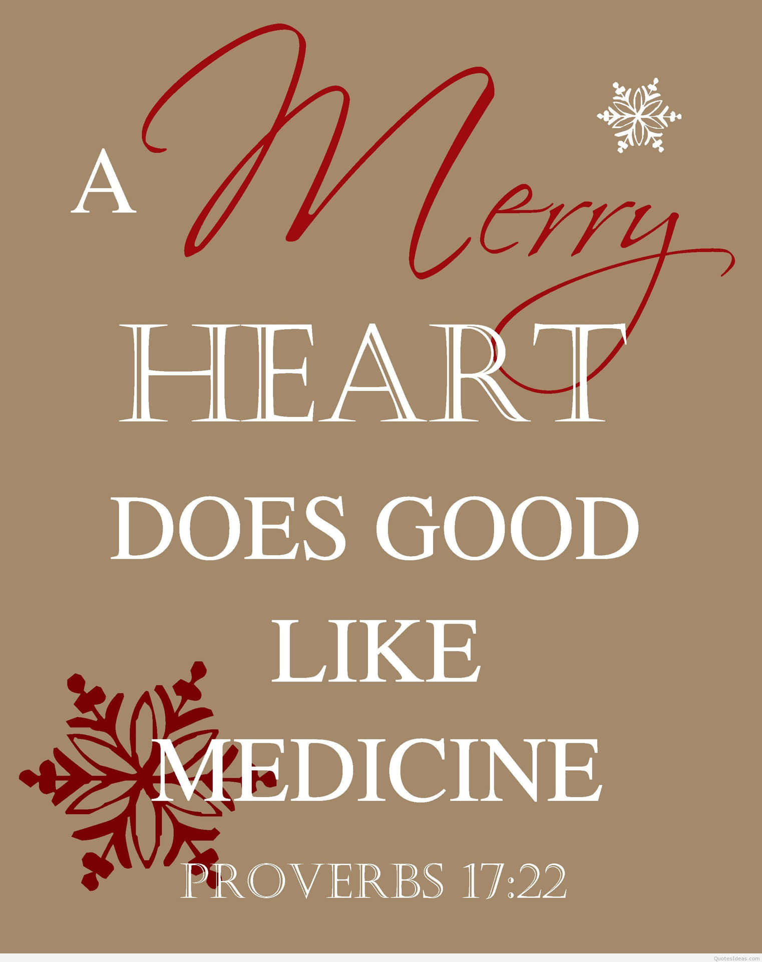 Download Christmas Scripture Snowflakes Wallpaper