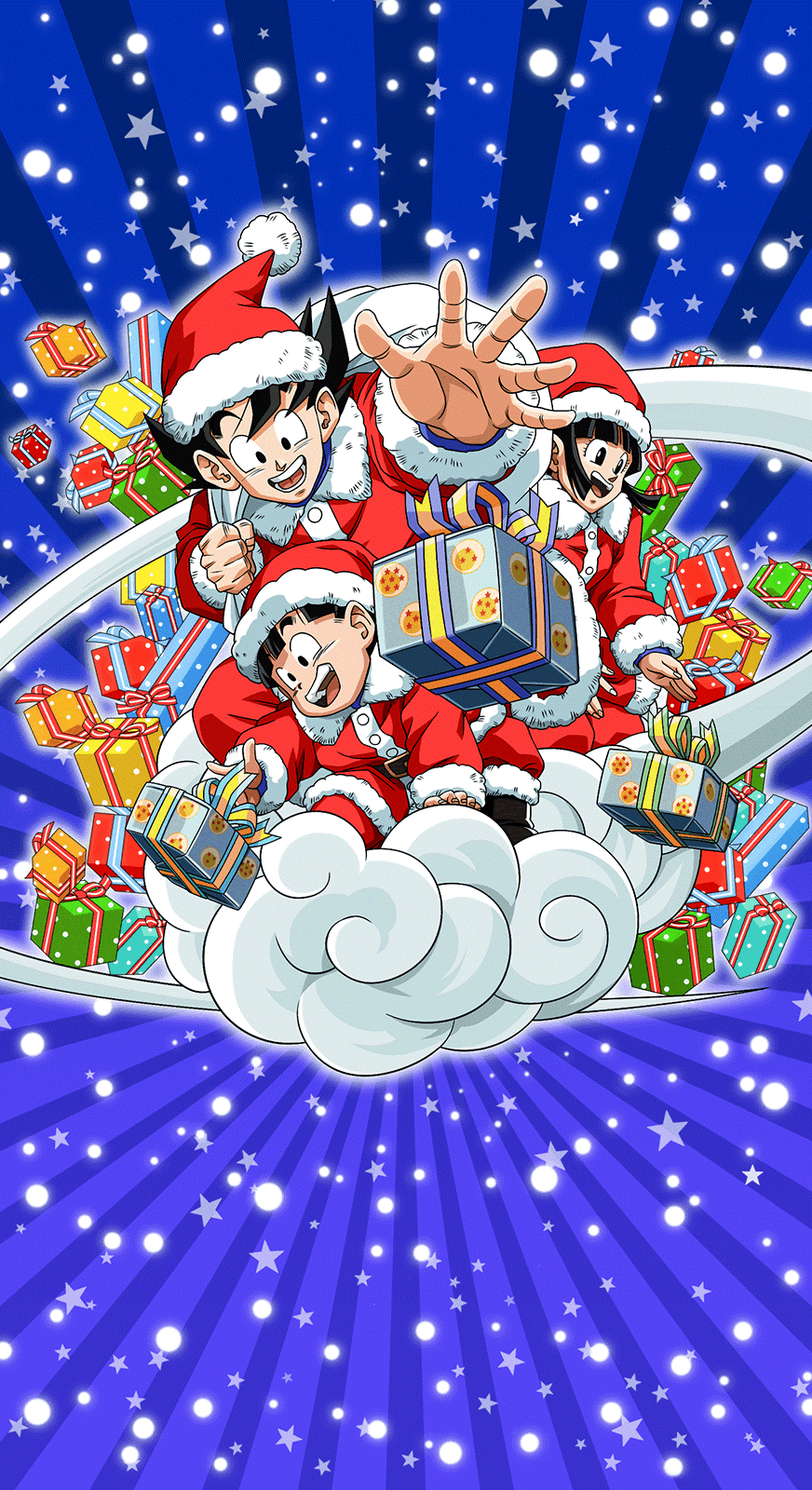 New Christmas wallpaper for dokkan home screen