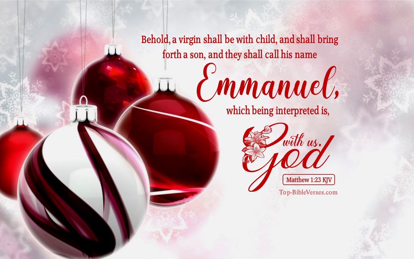 Matthew 1:23 Christmas Wallpaper. Matthew 1:23 Christmas Image