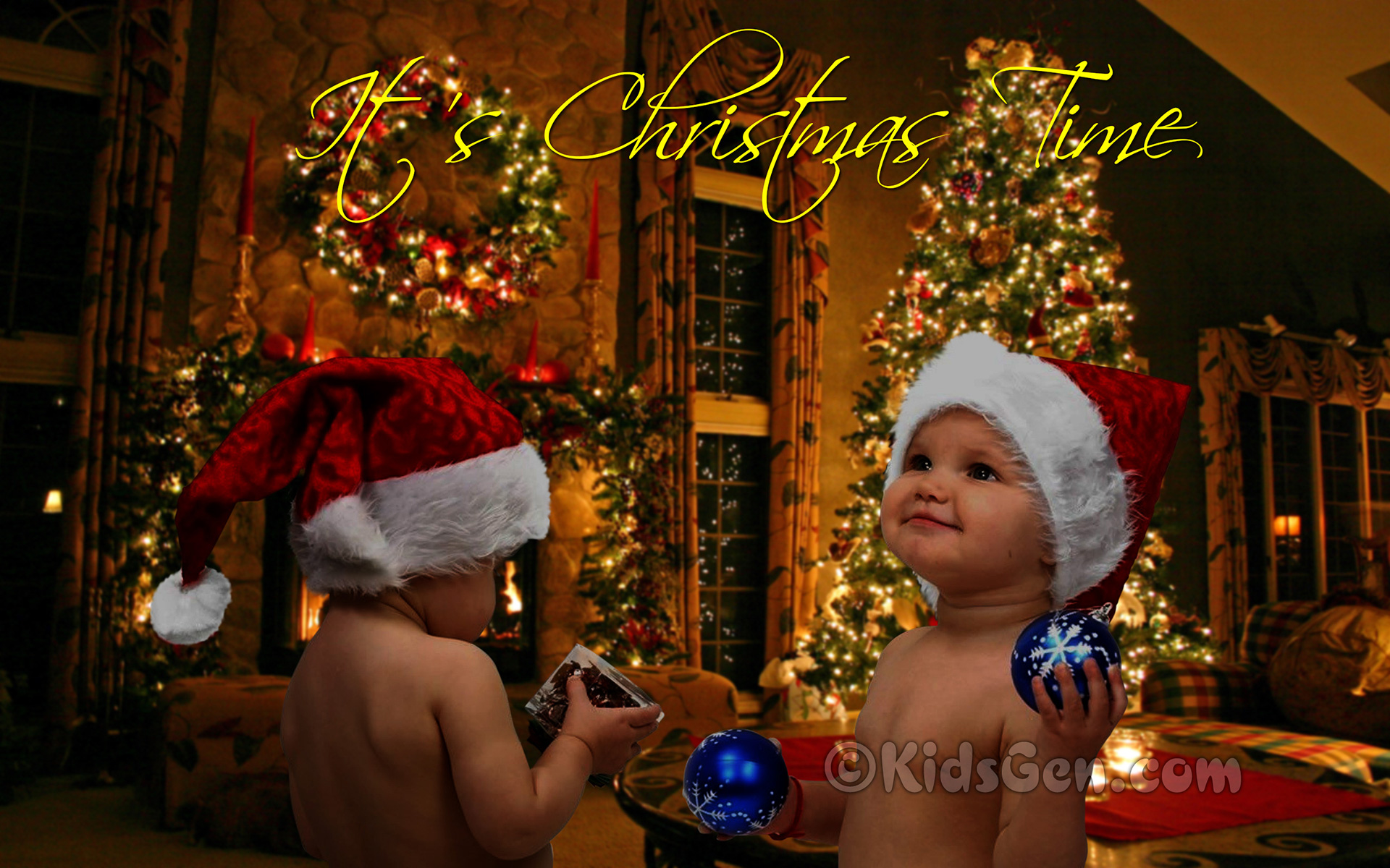 Cute Christmas HD Wallpaper for kids