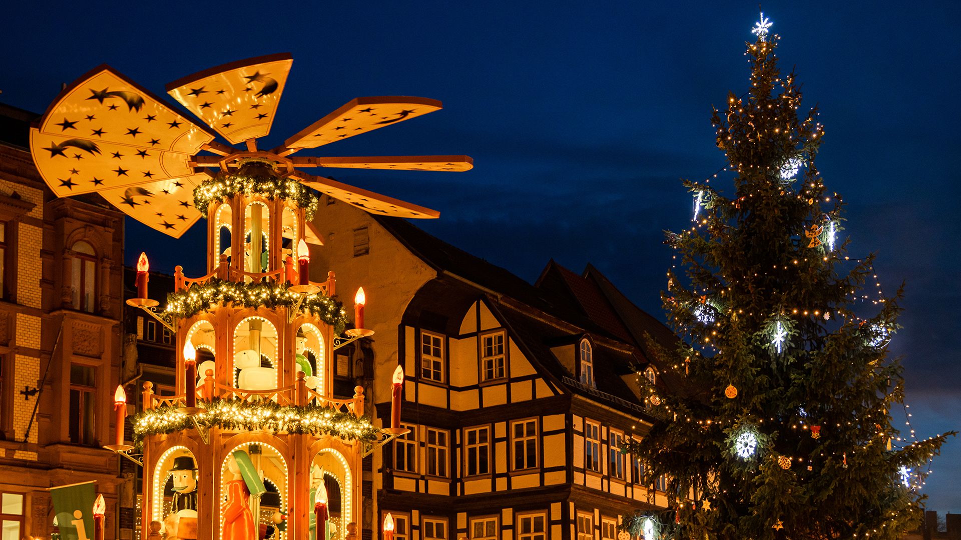 Christmas in Quedlinburg market, Germany