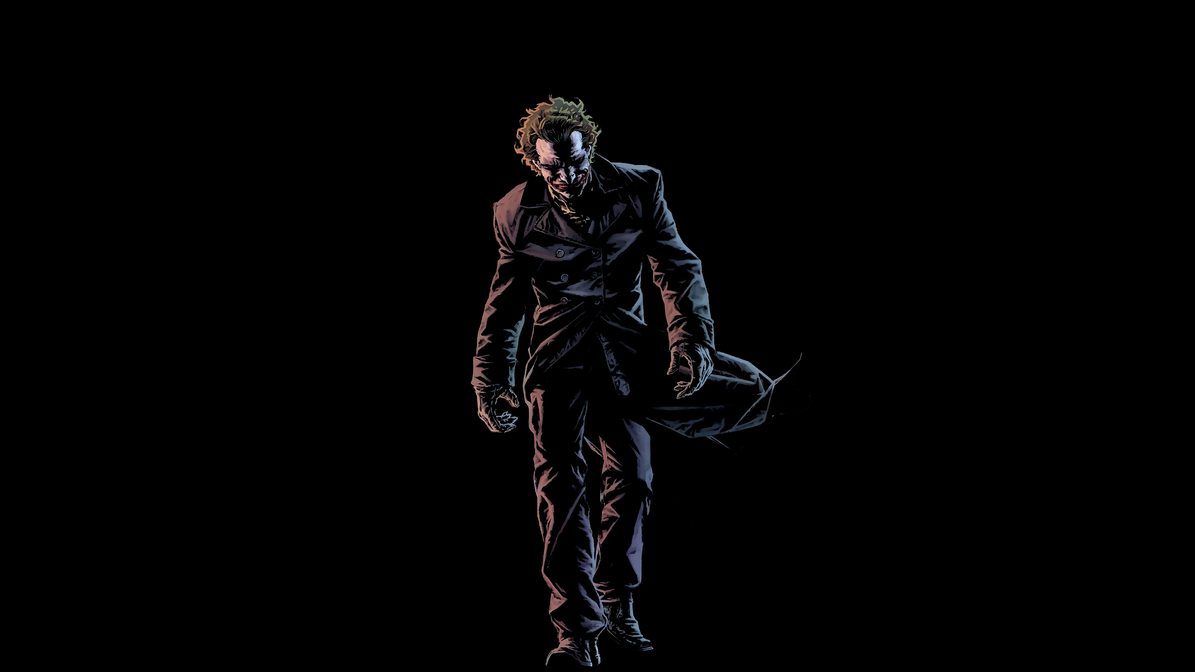 Joker Walking In Dark 4k, HD Superheroes, 4k Wallpaper, Image, Background, Photo and Picture