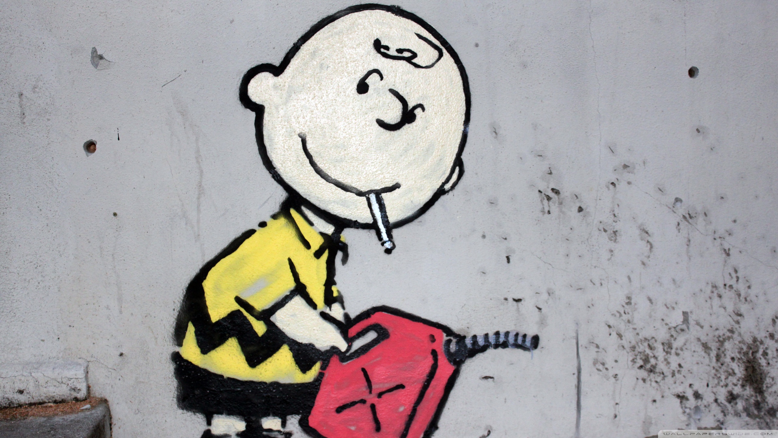 Charlie Brown Peanuts Graffiti Ultra HD Desktop Background Wallpaper for 4K UHD TV, Tablet