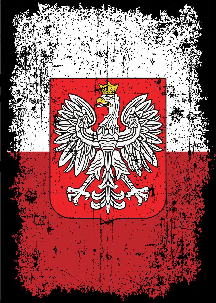 Flag Poland Polska Polen' Poster