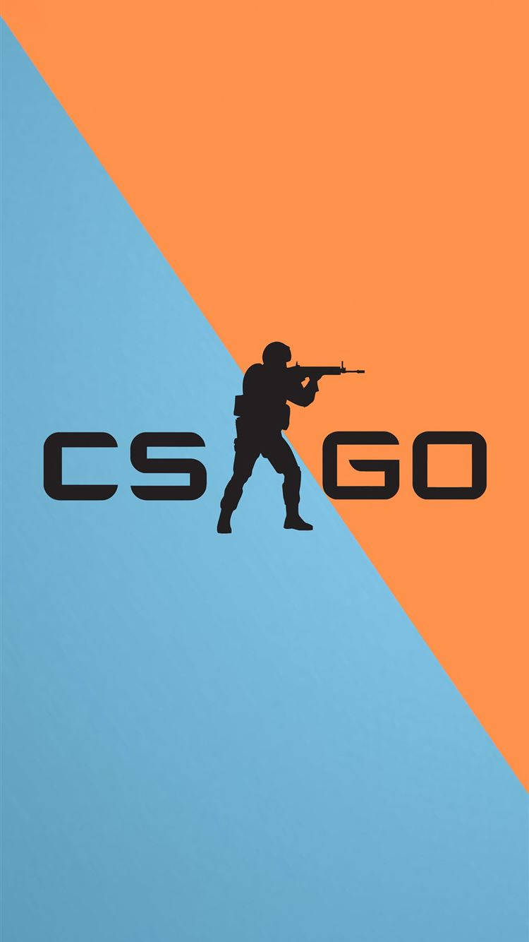 Download Blue And Orange Cs Go iPhone Wallpaper