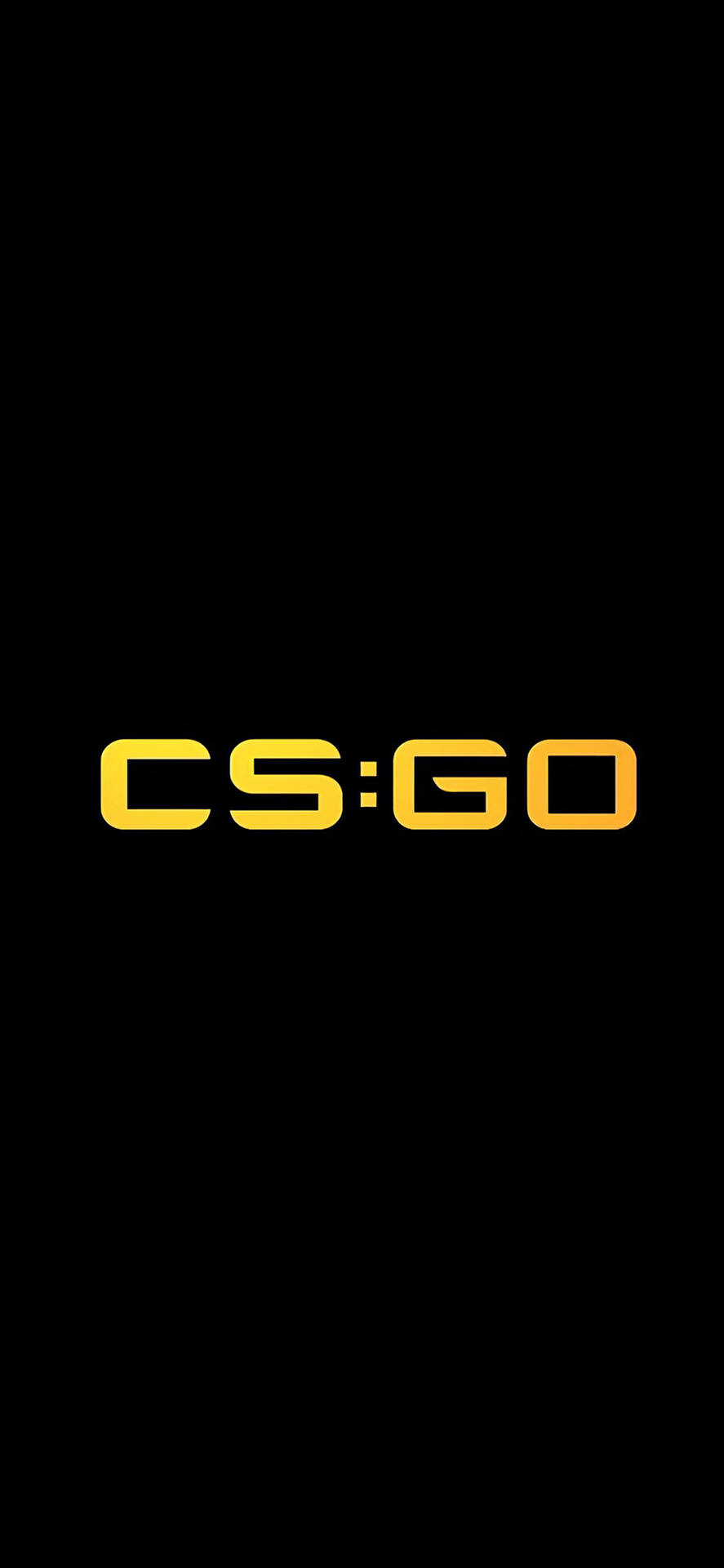 Download Simple CS GO Logo iPhone Wallpaper