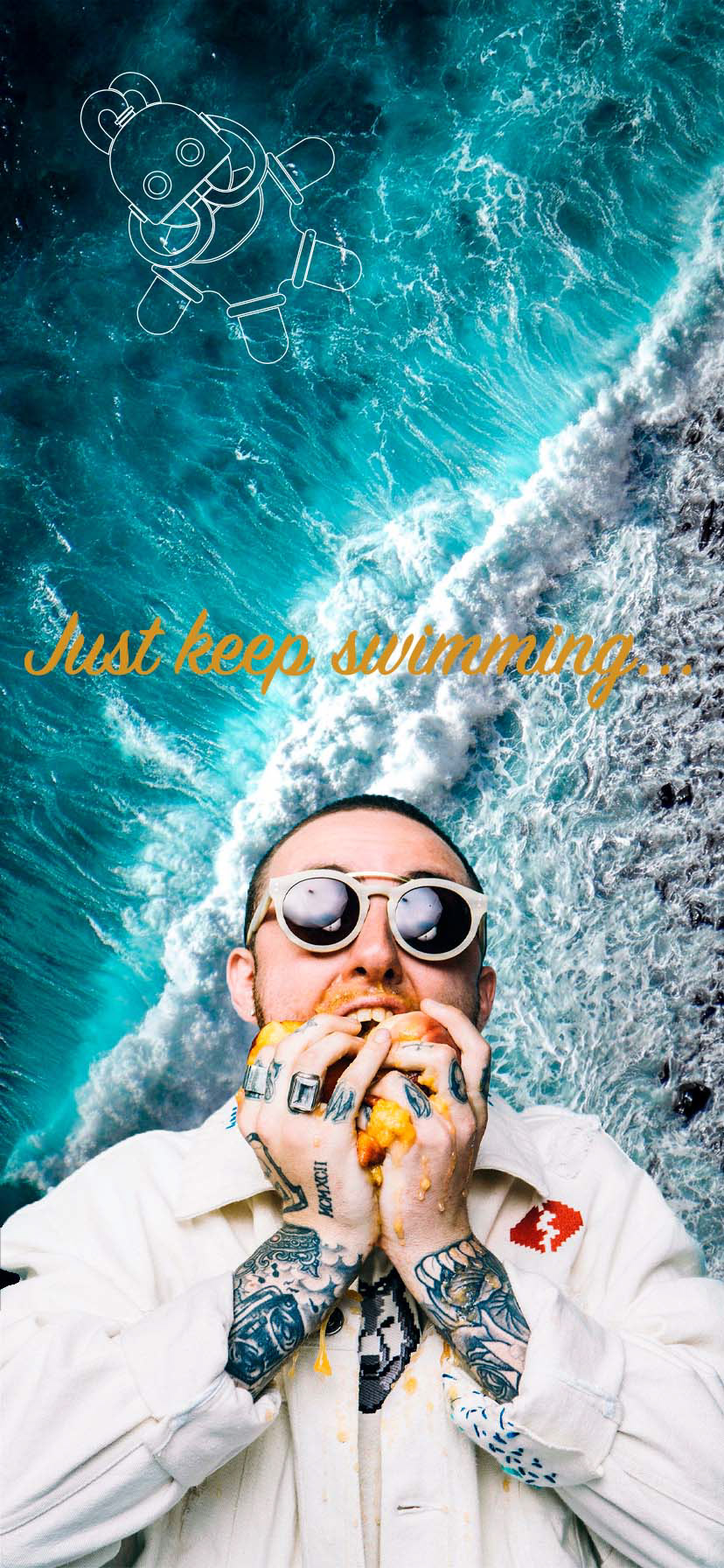 Wallpaper of Mac Miller - Behance
