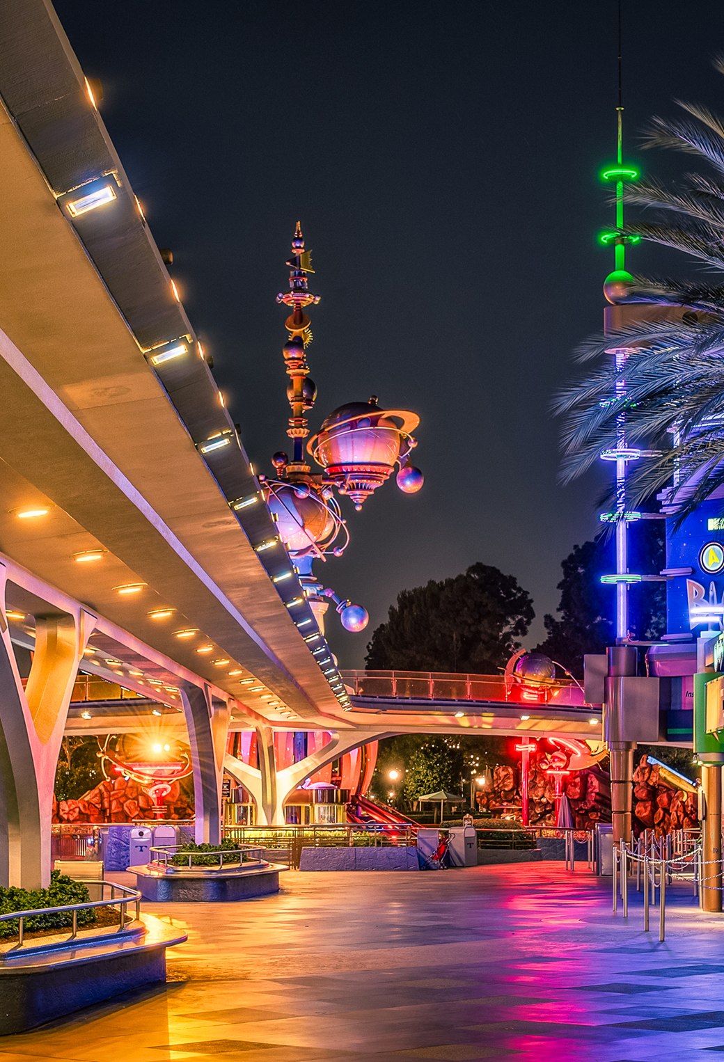 Tomorrowland at Disneyland Wallpaper for iPhone 11, Pro Max, X, 8, 7, 6