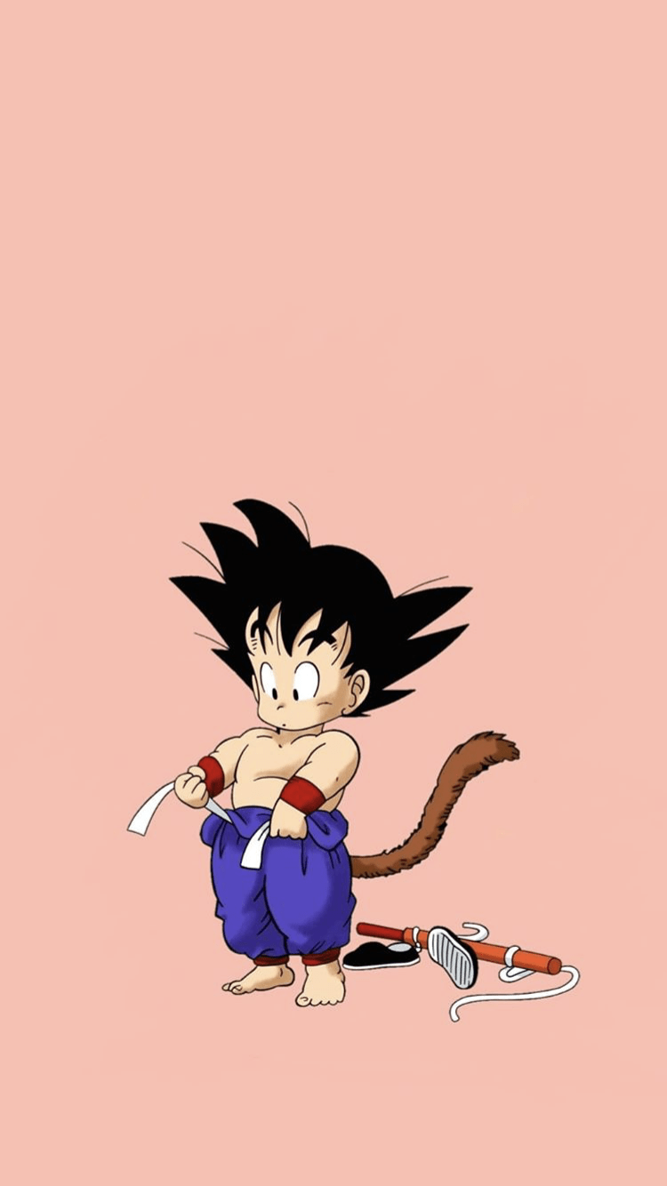 Kid Goku iPhone Wallpaper
