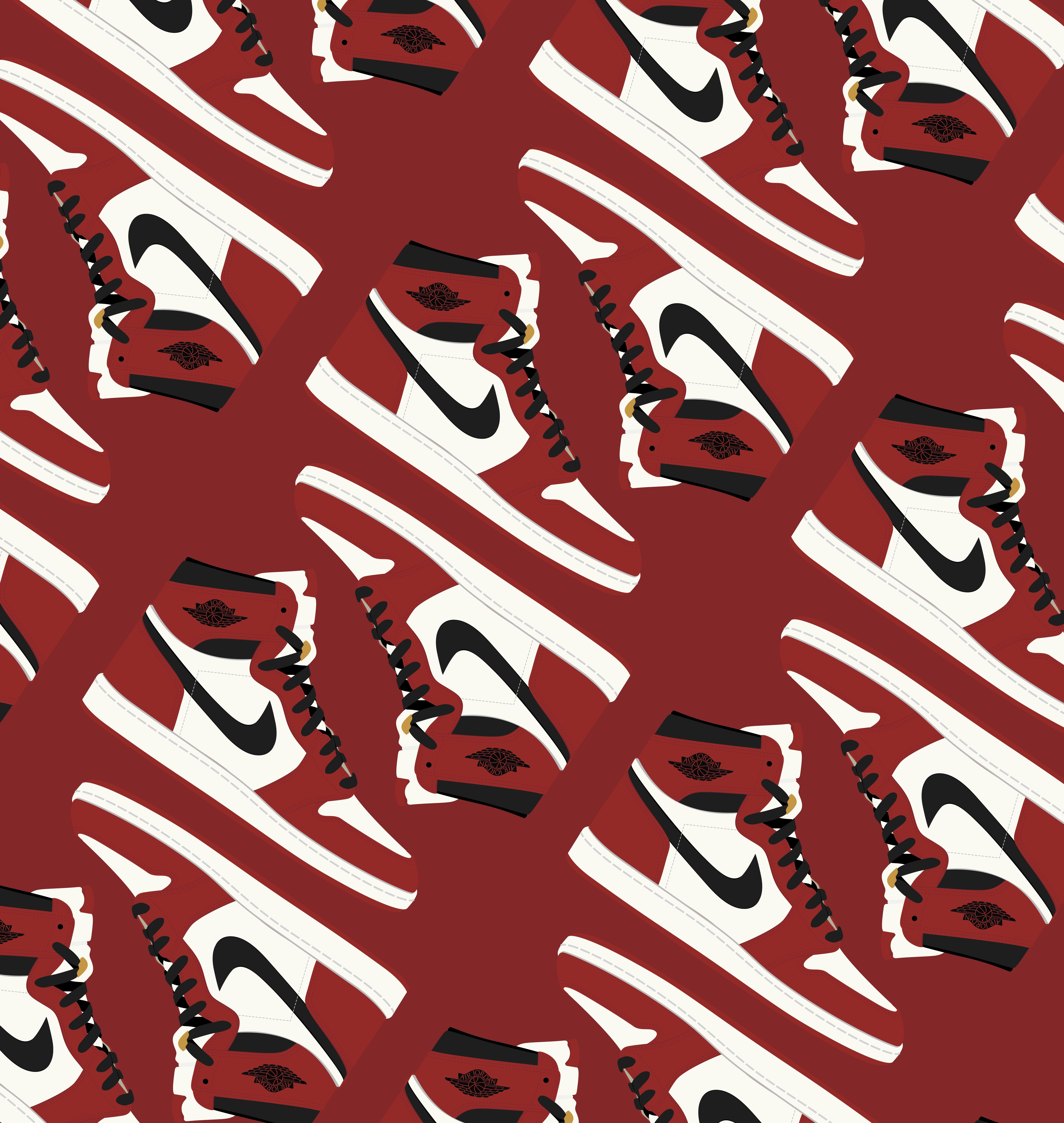 Made a AJ1 iPhone wallpaper for y'all today