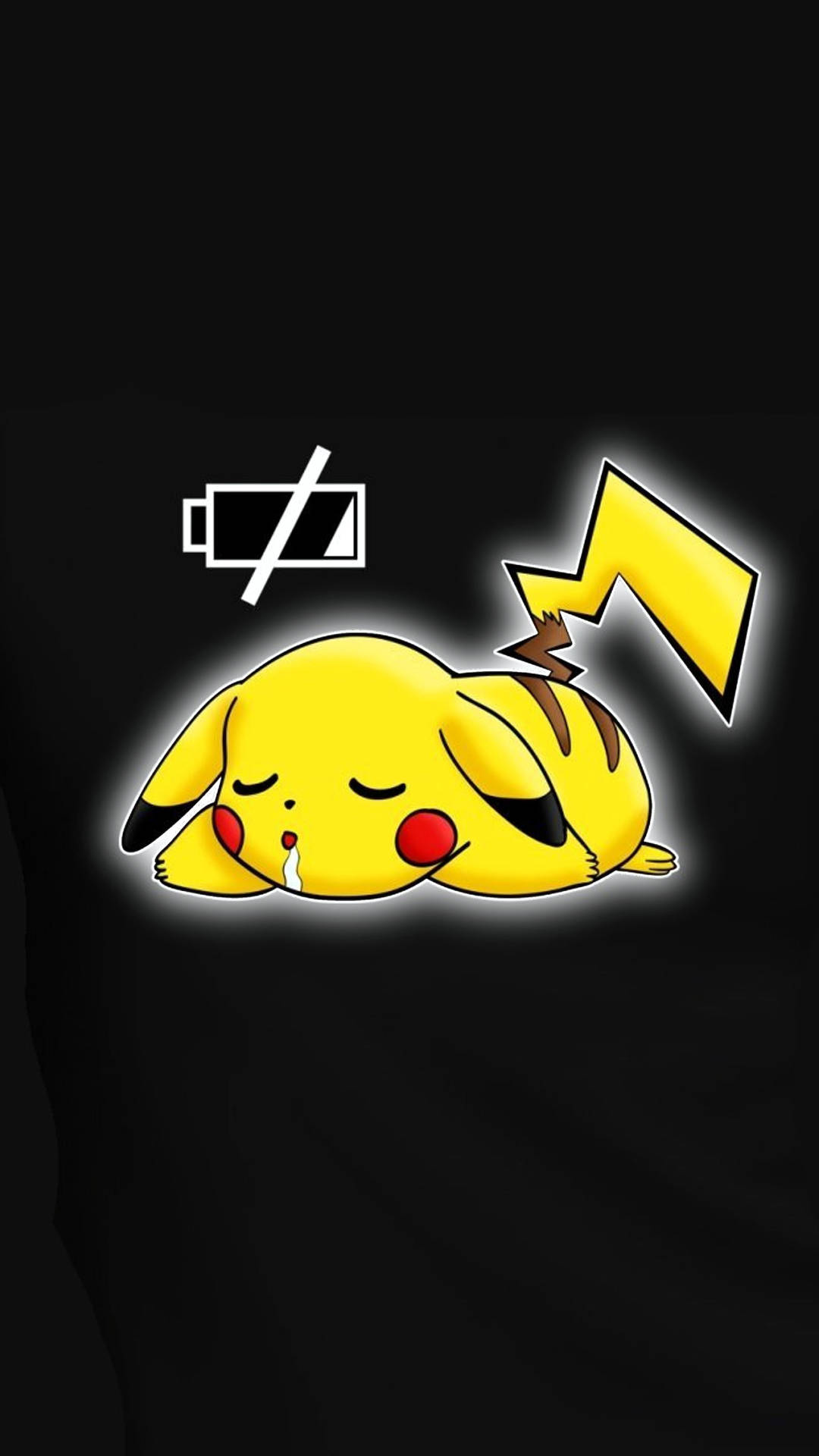 Download Pokemon Phone Pikachu Low Battery Wallpaper