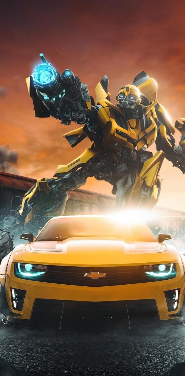 Bumblebee wallpaper by TheSpawner97. Cool car picture, Chevrolet camaro bumblebee, Optimus prime wallpaper transformers