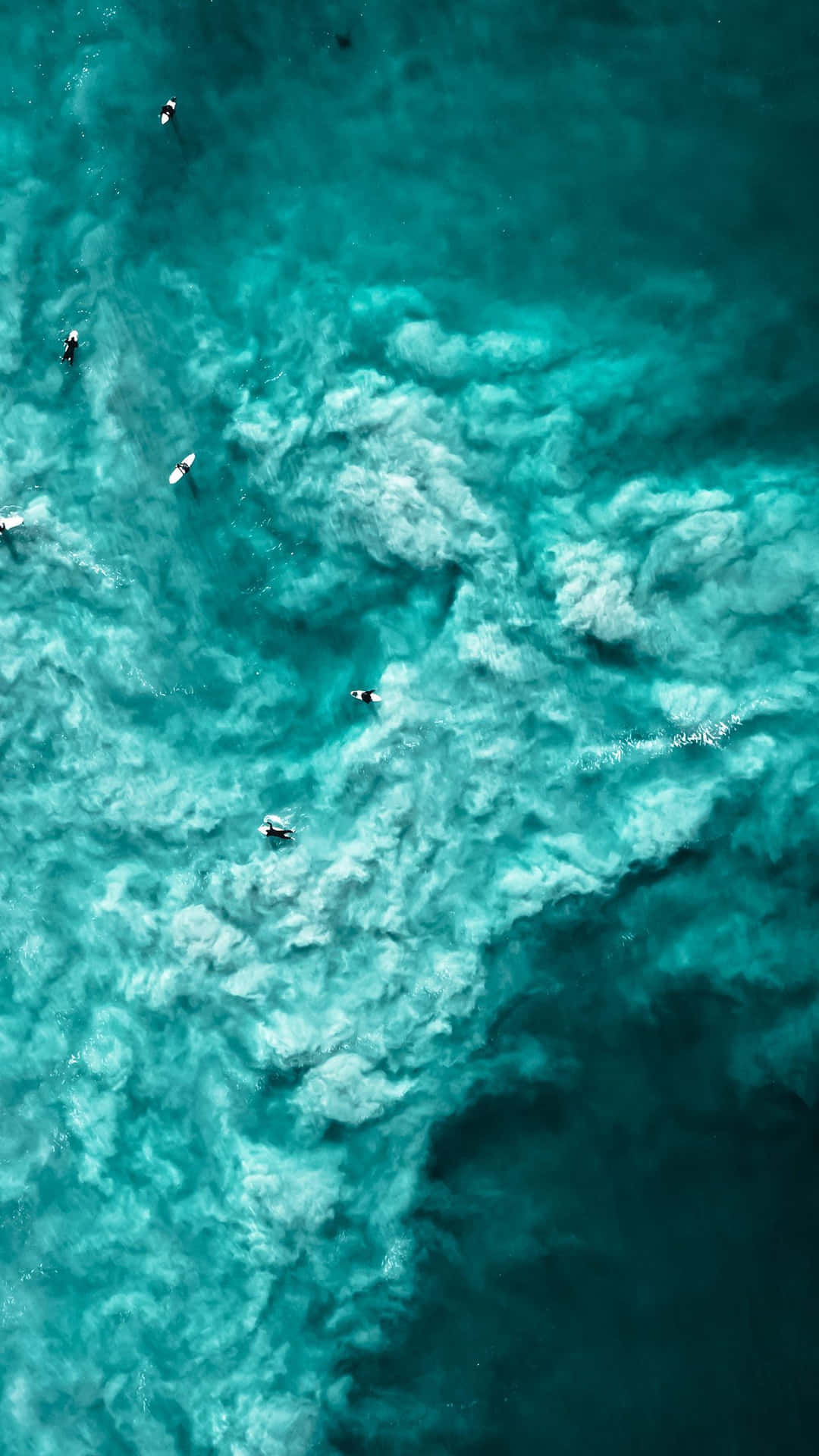Download Cyan Aesthetic Swirly Sand Clouds Wallpaper