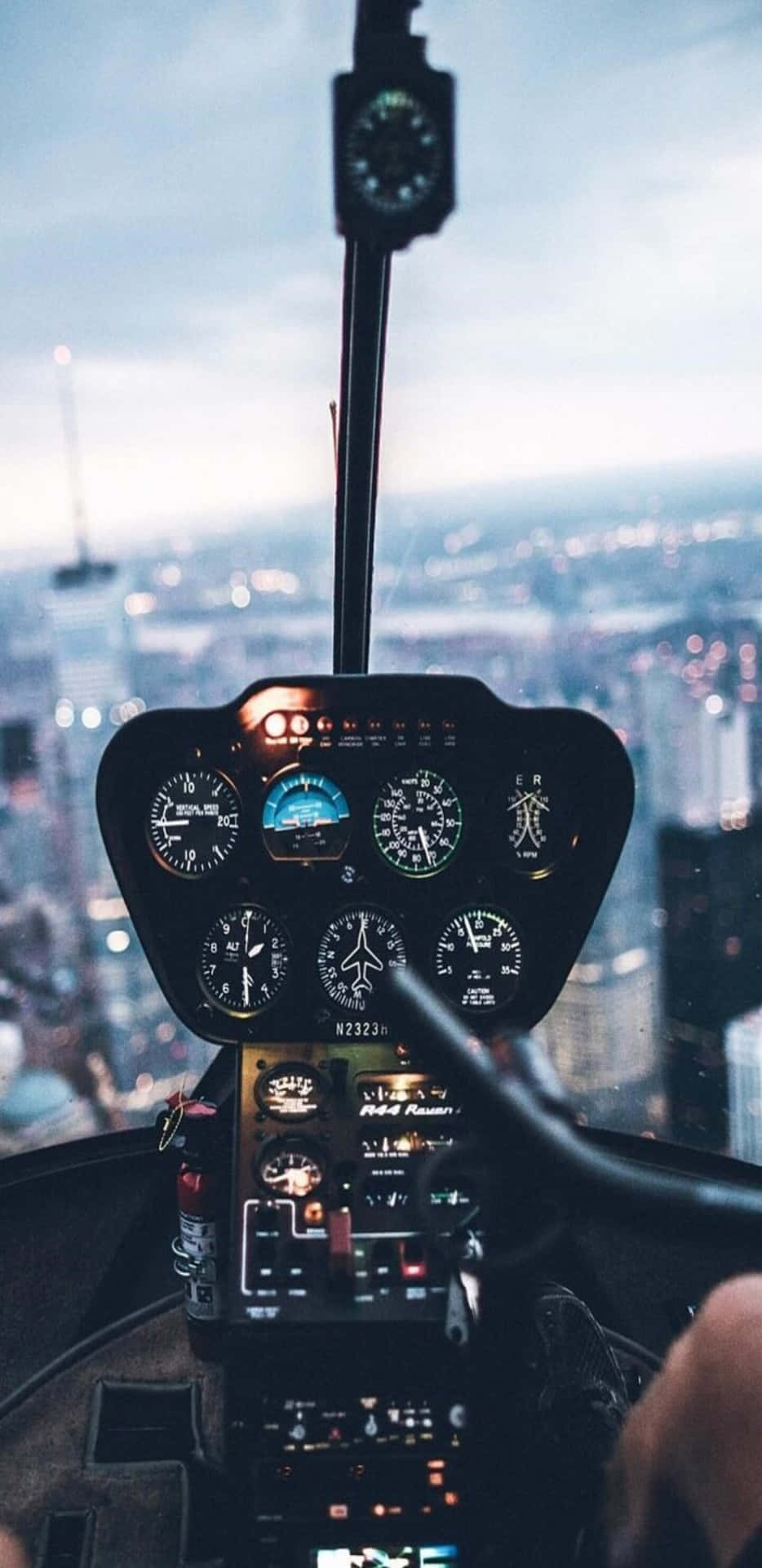 Download Pixel 3xl Helicopters Background Robinson R44 Cockpit View