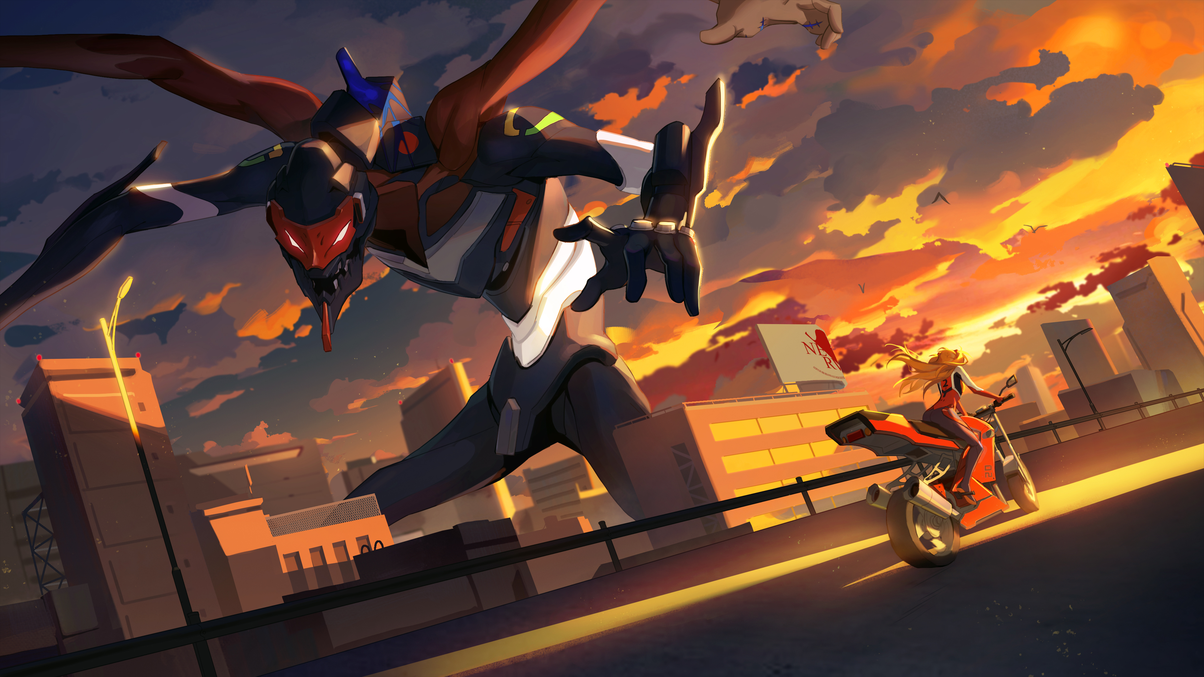 anime, Neon Genesis Evangelion, EVA Unit 03, Asuka Langley Soryux2160 Wallpaper