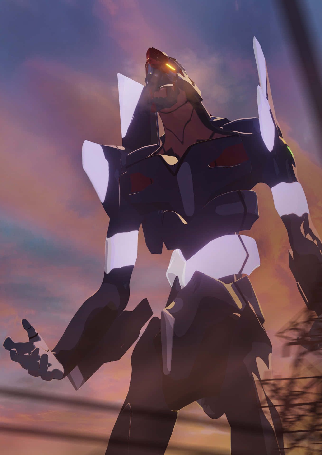 Download Eva 03 In Battle Stance Wallpaper