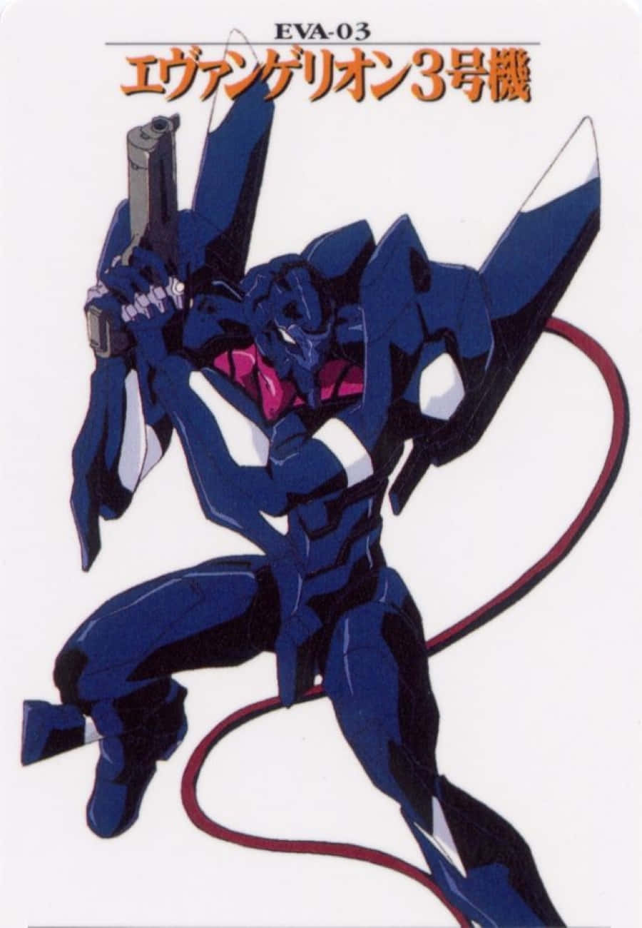 Download Eva Unit 03 Ready for Battle Wallpaper