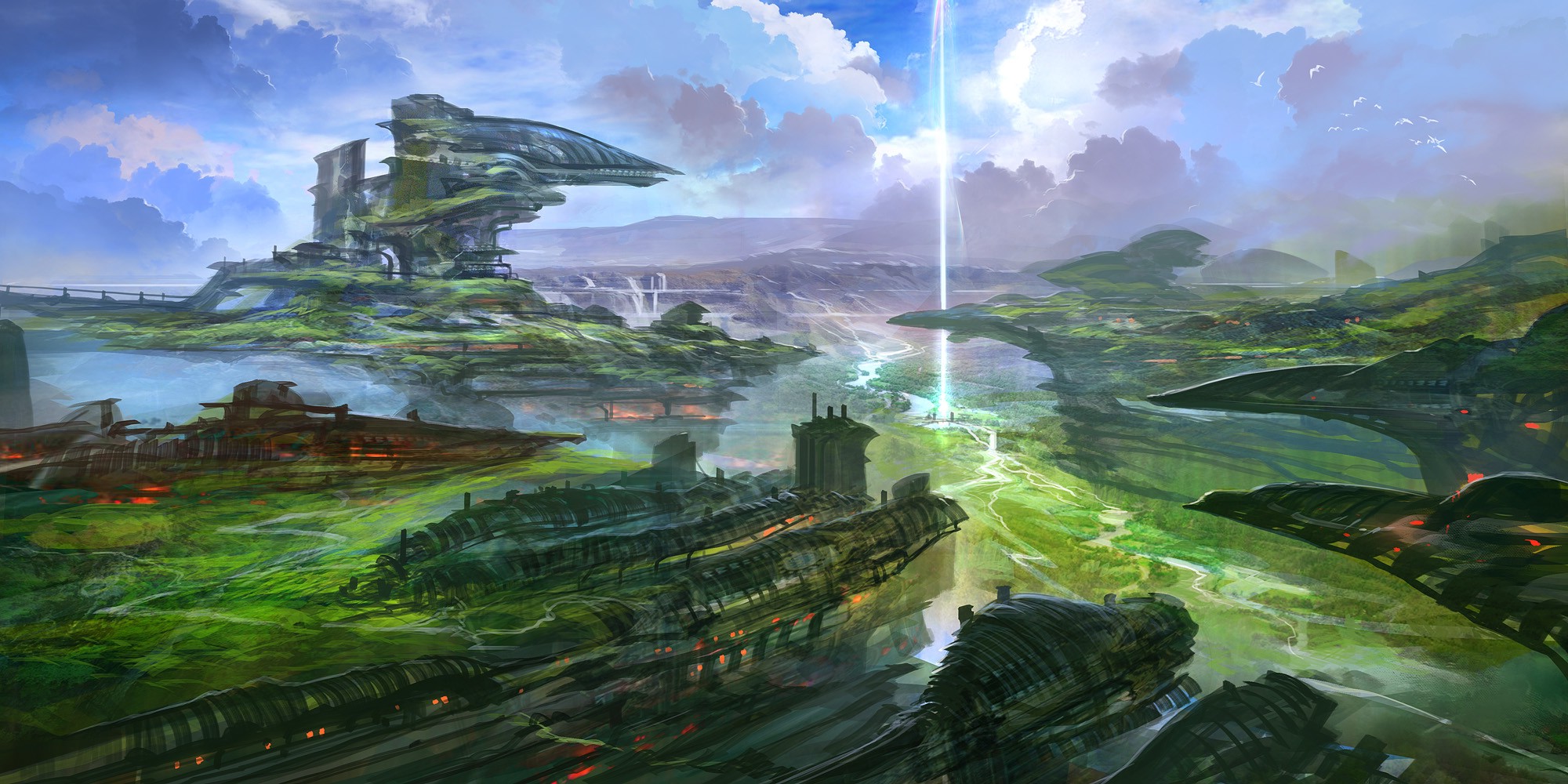 Wallpaper, 2000x1000 px, artwork, Chrono Cross, digital art, fantasy art 2000x1000