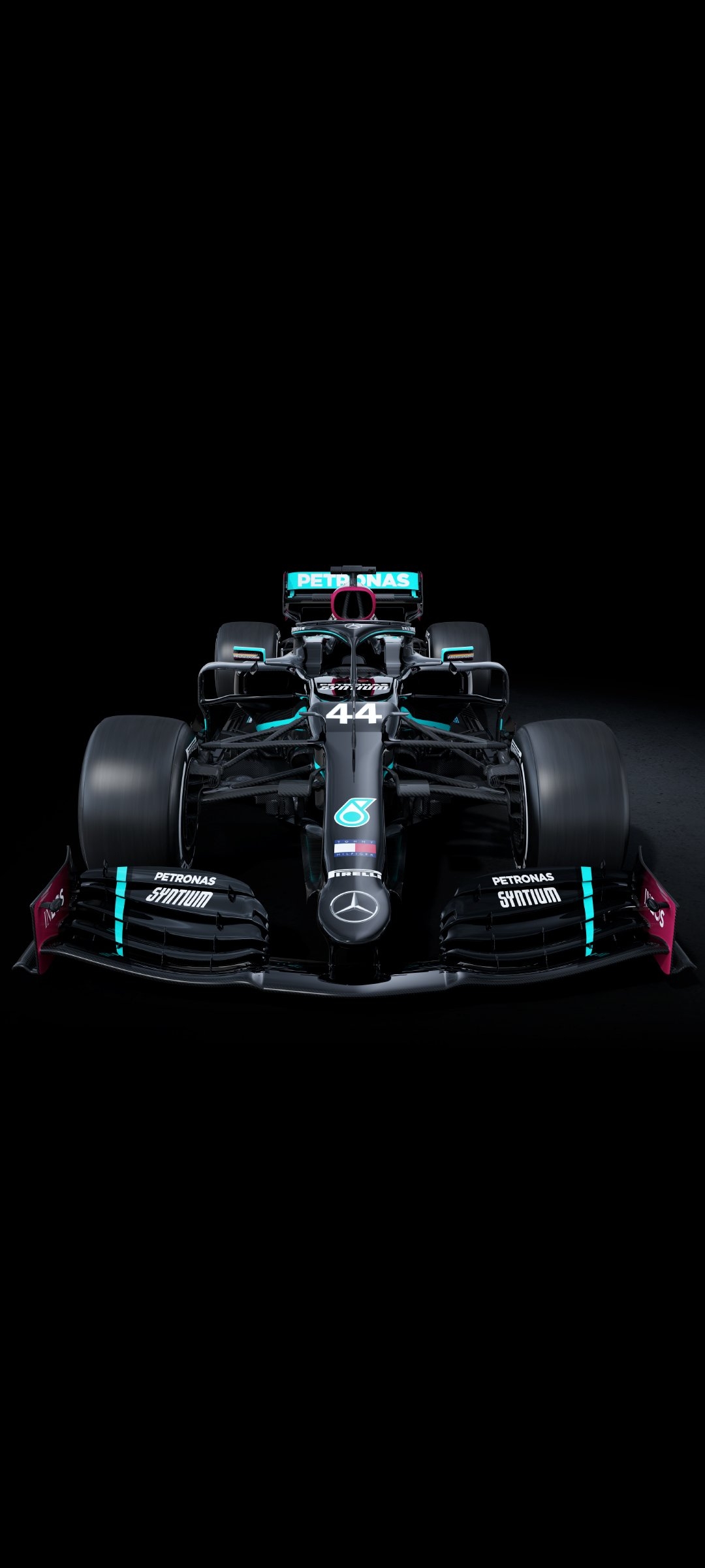 All black beauty 2020 Mercedes W11 F1 car [1080x2400]