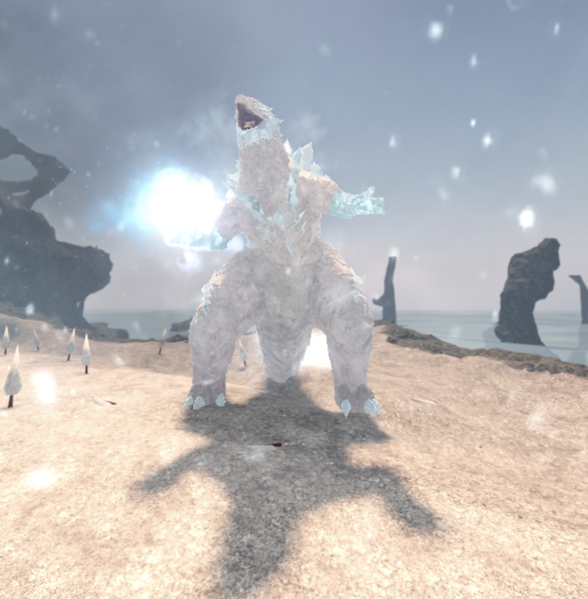 Frostbite Godzilla