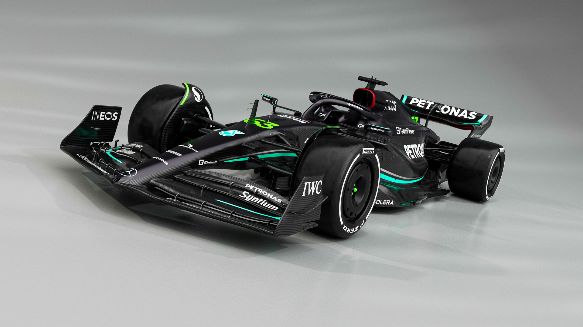 New Mercedes AMG W14 F1 Car Returns To Black Color To Save Weight