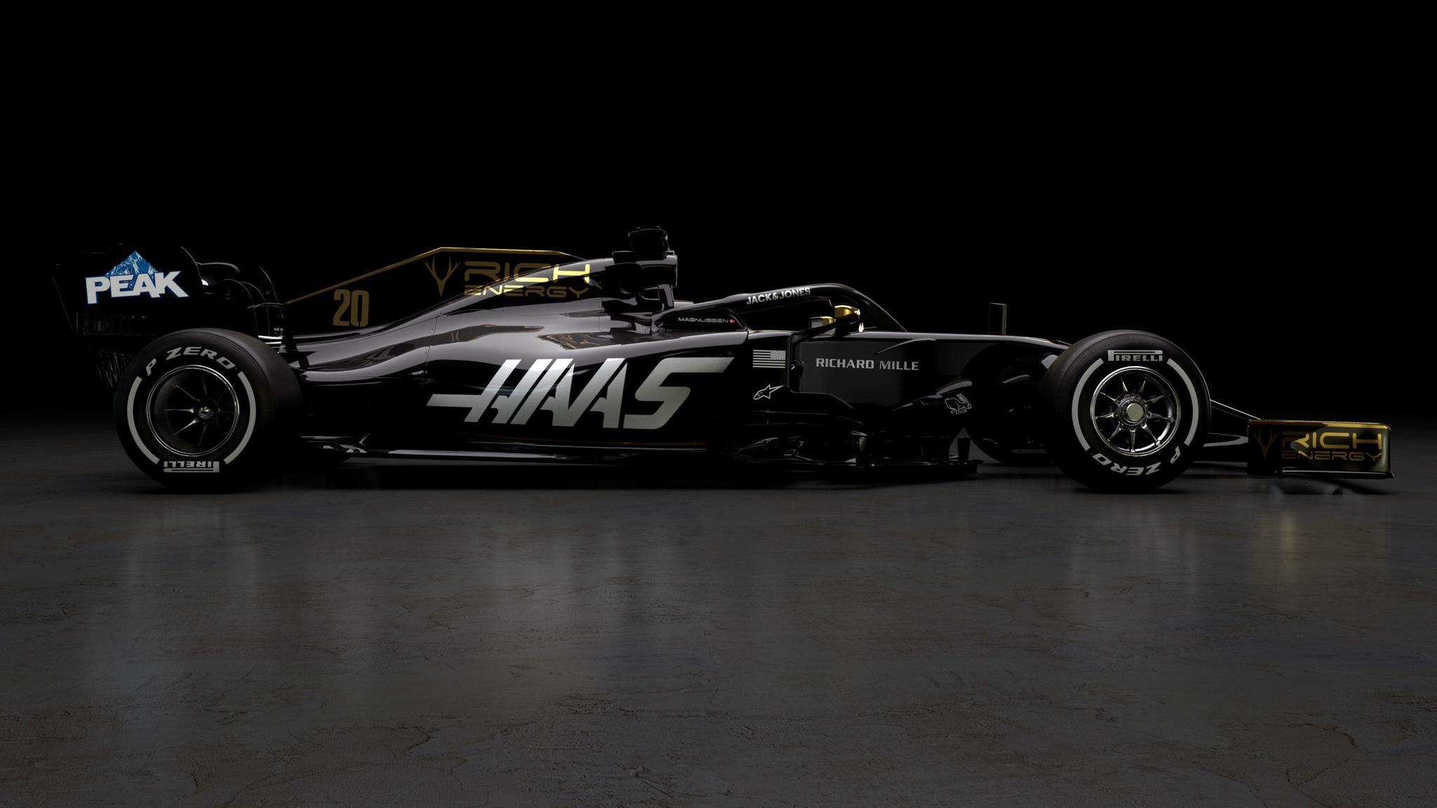 Haas reveal striking new black and gold livery for F1 2019 car