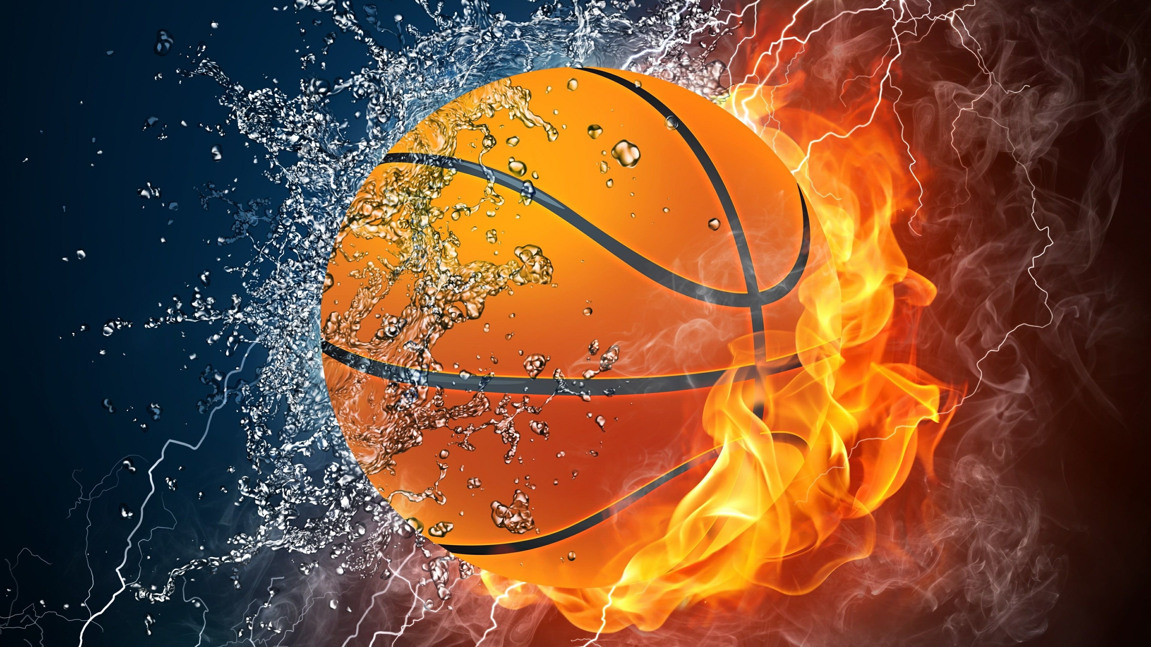 ball #basketball #fire #flame #water #drops #graphics #sphere #droplets #drop #waterdrop. Basketball wallpaper, Cool basketball wallpaper, iPhone wallpaper epic