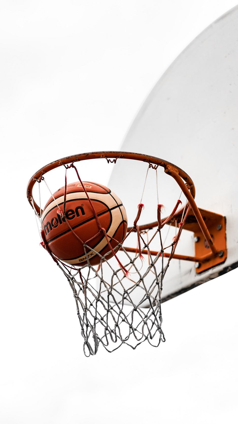 Download Wallpaper 938x1668 Basketball, Ball, Basketball Net, Basketball Hoop, Backboard Iphone 8 7 6s 6 For Parallax HD Background