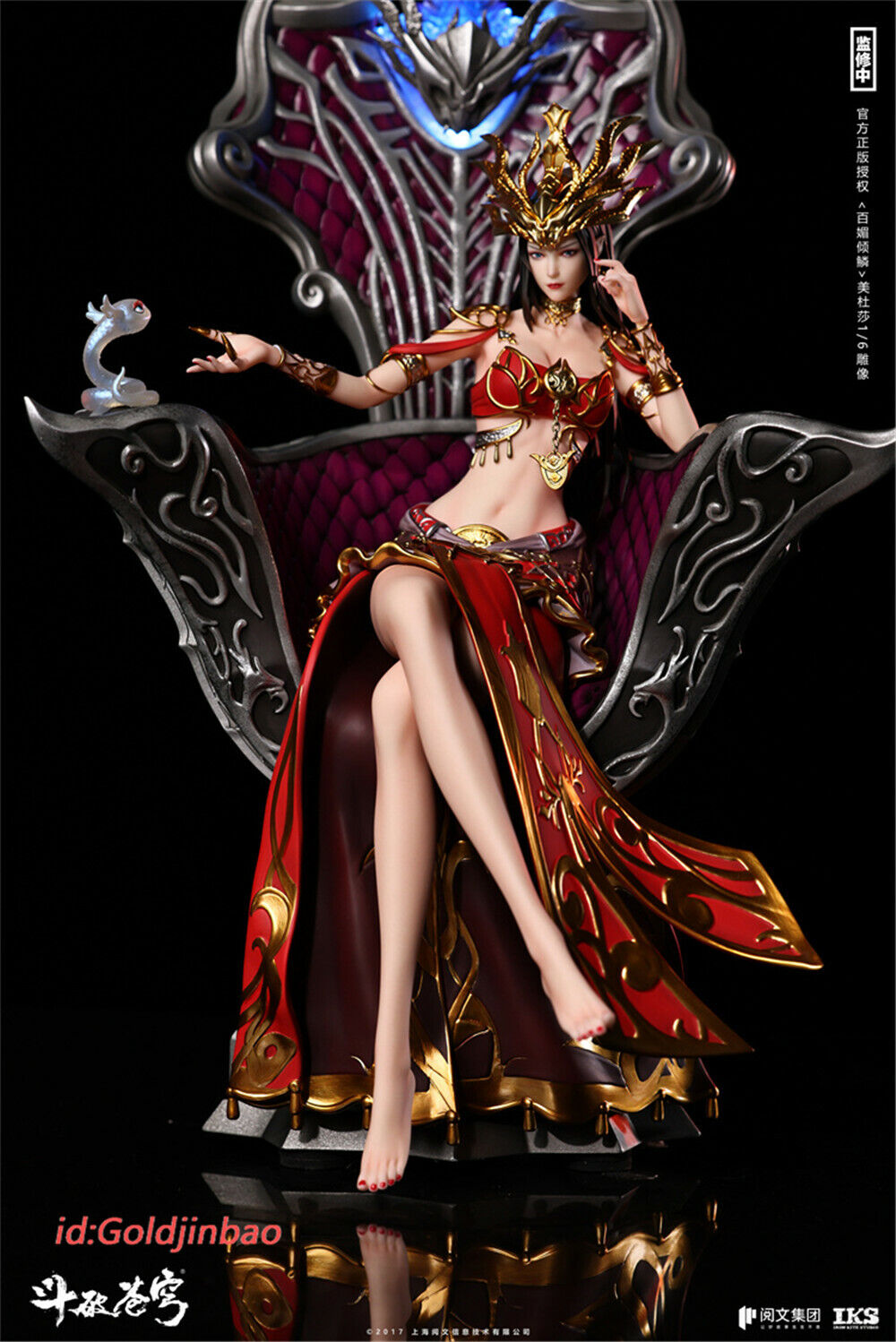 Iron Kite Studio Battleven Medusa Resin Statue In Stock 1 6 Hot